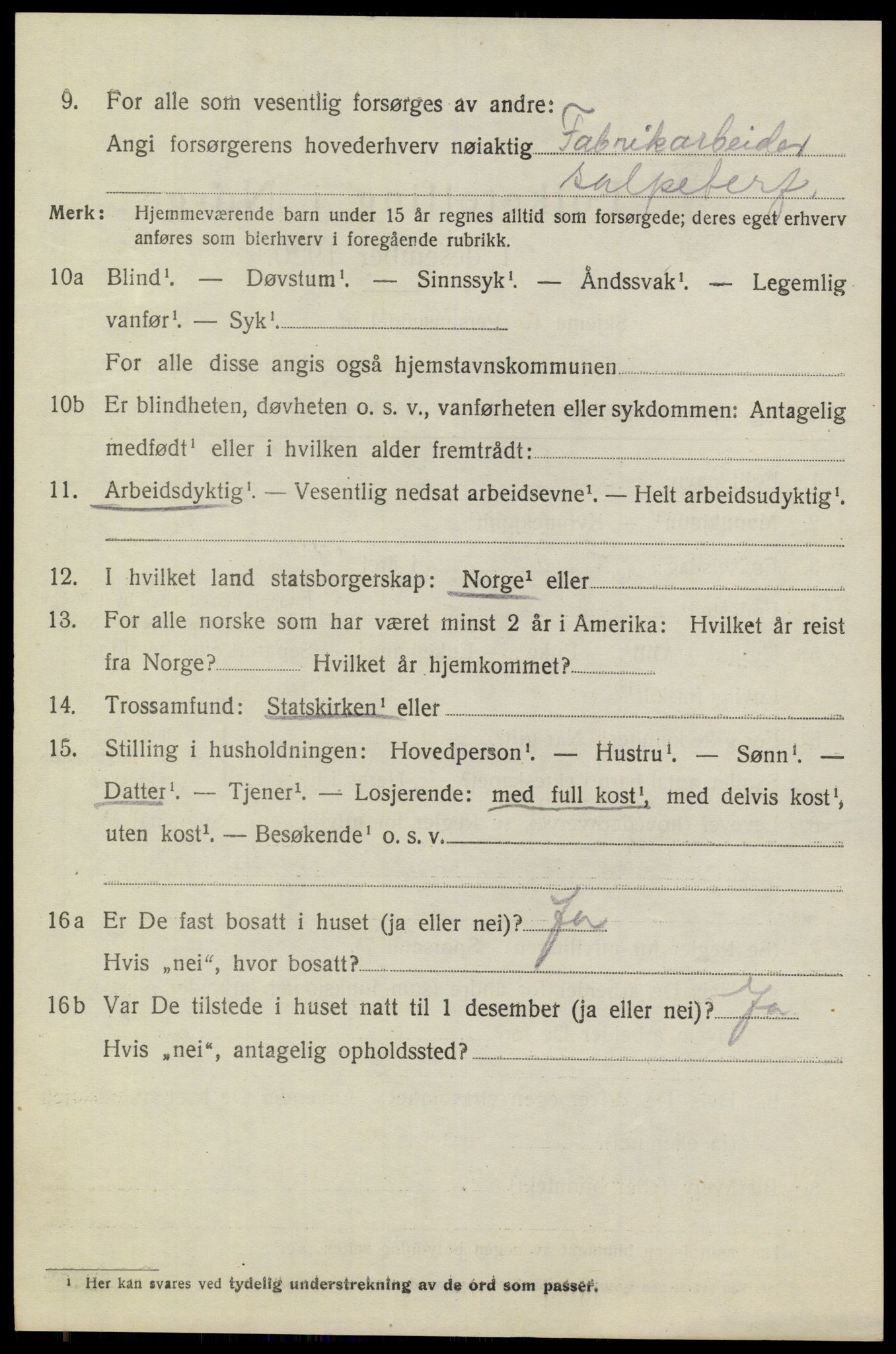 SAKO, 1920 census for Heddal, 1920, p. 2395