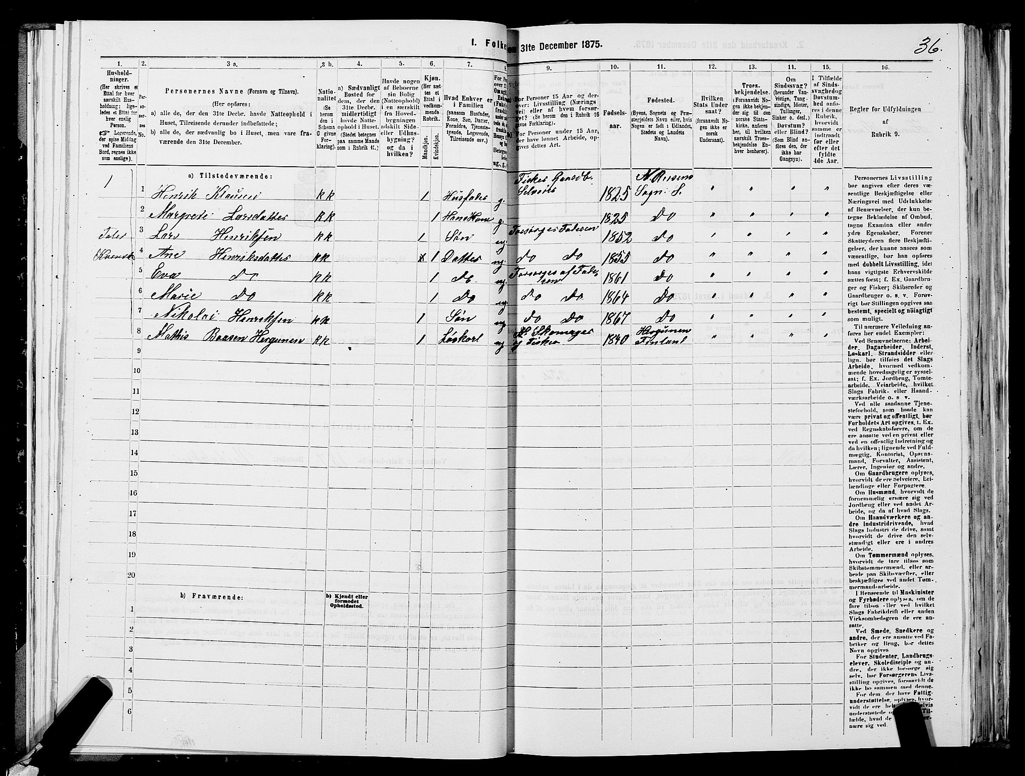 SATØ, 1875 census for 1941P Skjervøy, 1875, p. 4036