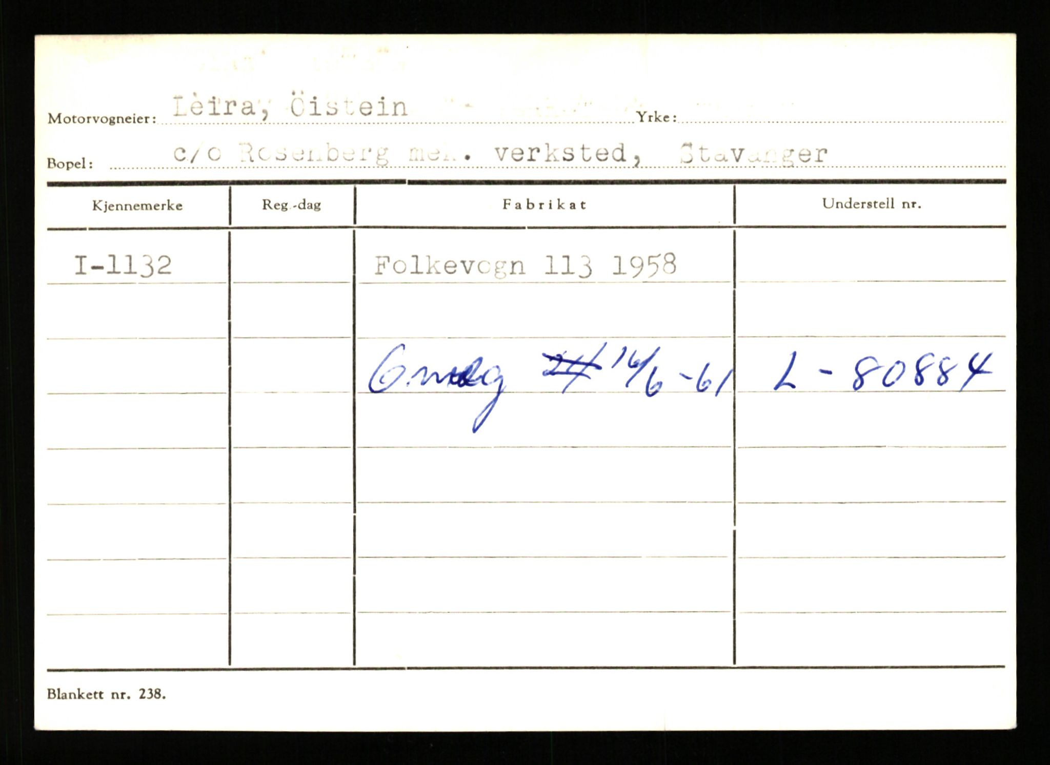 Stavanger trafikkstasjon, AV/SAST-A-101942/0/G/L0001: Registreringsnummer: 0 - 5782, 1930-1971, p. 727