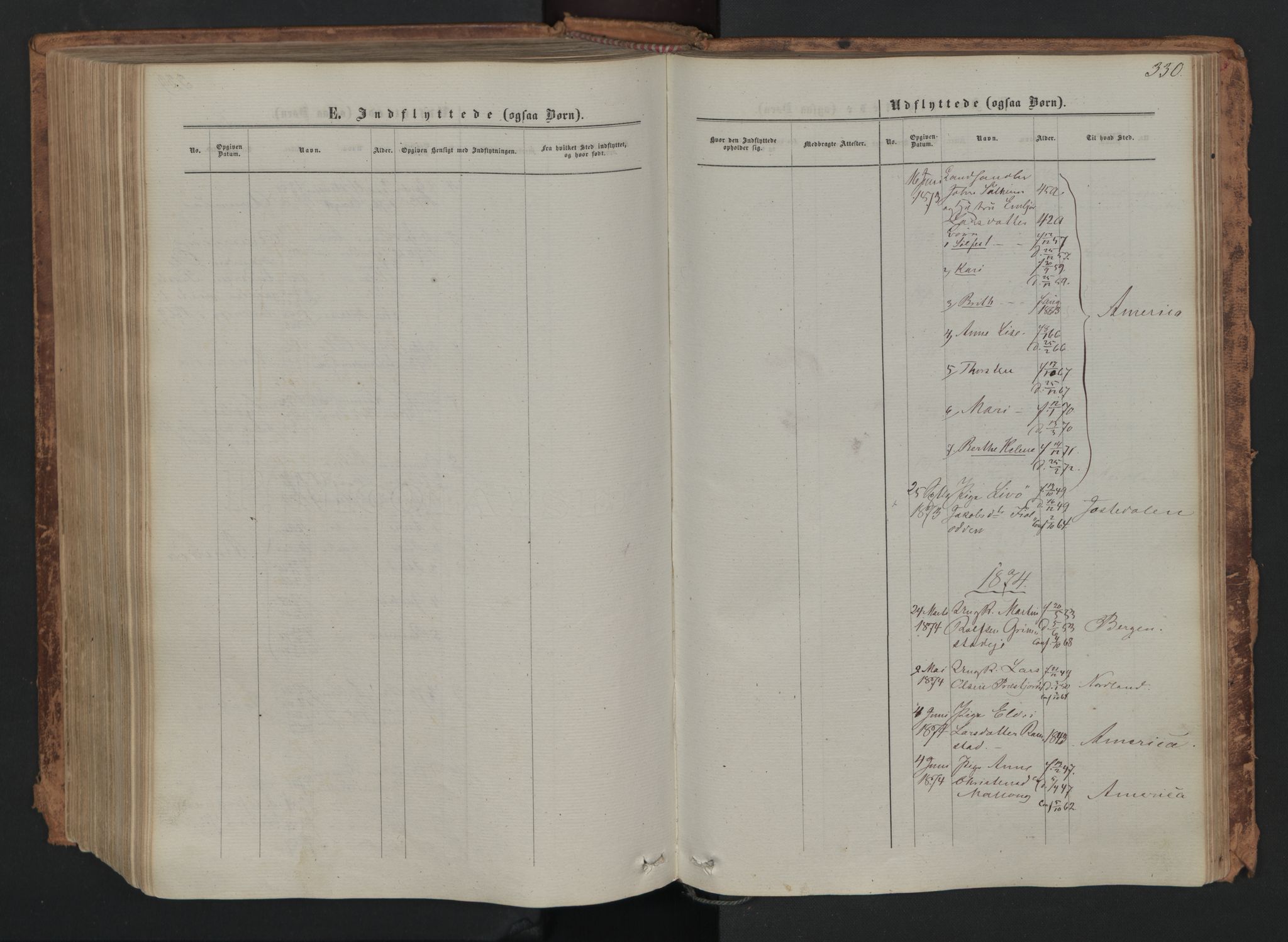 Skjåk prestekontor, SAH/PREST-072/H/Ha/Haa/L0001: Parish register (official) no. 1, 1863-1879, p. 330