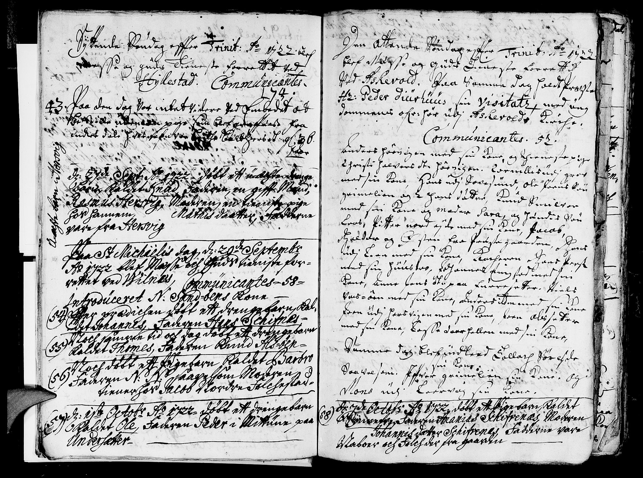 Askvoll sokneprestembete, SAB/A-79501/H/Haa/Haaa/L0005: Parish register (official) no. A 5, 1722-1733, p. 22