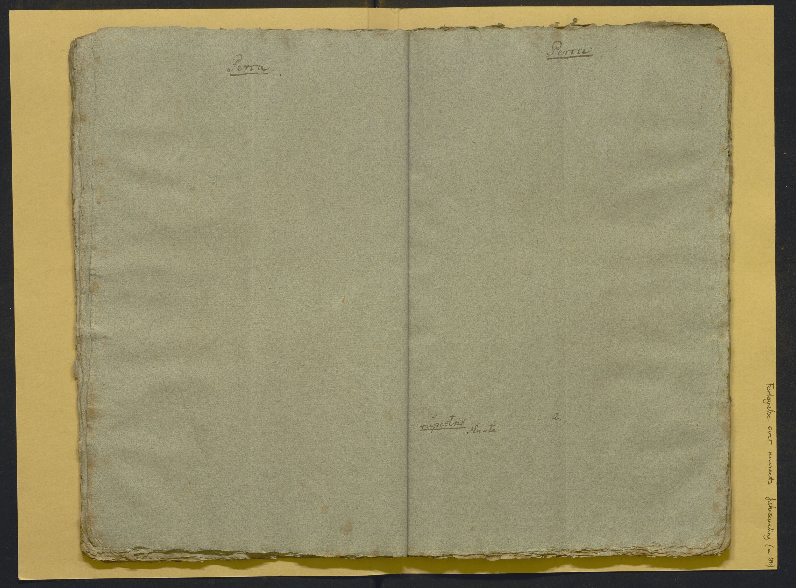 Bergens Museum, AV/SAB-A-17301/02/F/L0001: Kataloger over gjenstander og pergamentbrev , 1825-1880, p. 507