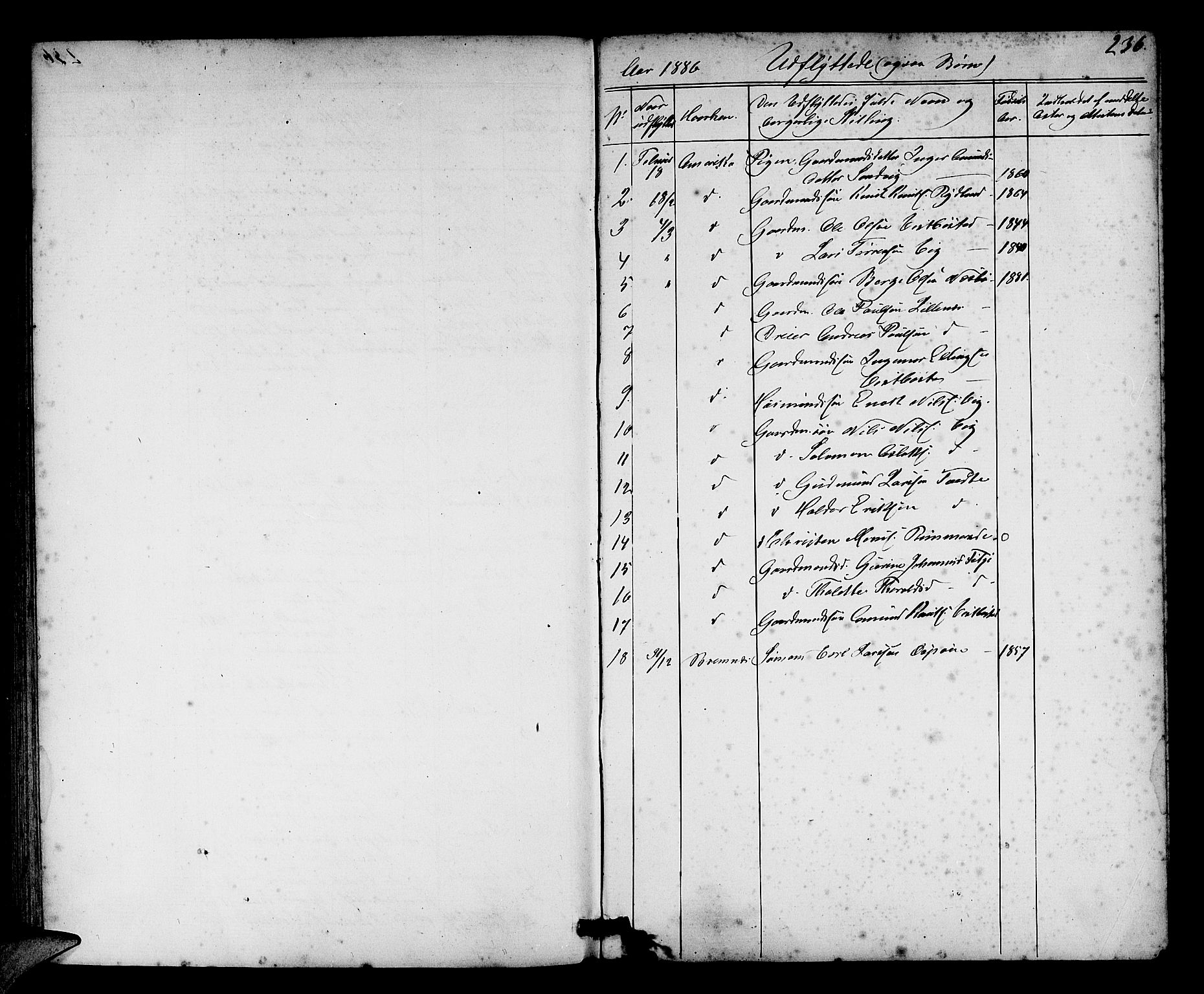 Fitjar sokneprestembete, AV/SAB-A-99926: Parish register (copy) no. A 1, 1864-1886, p. 236