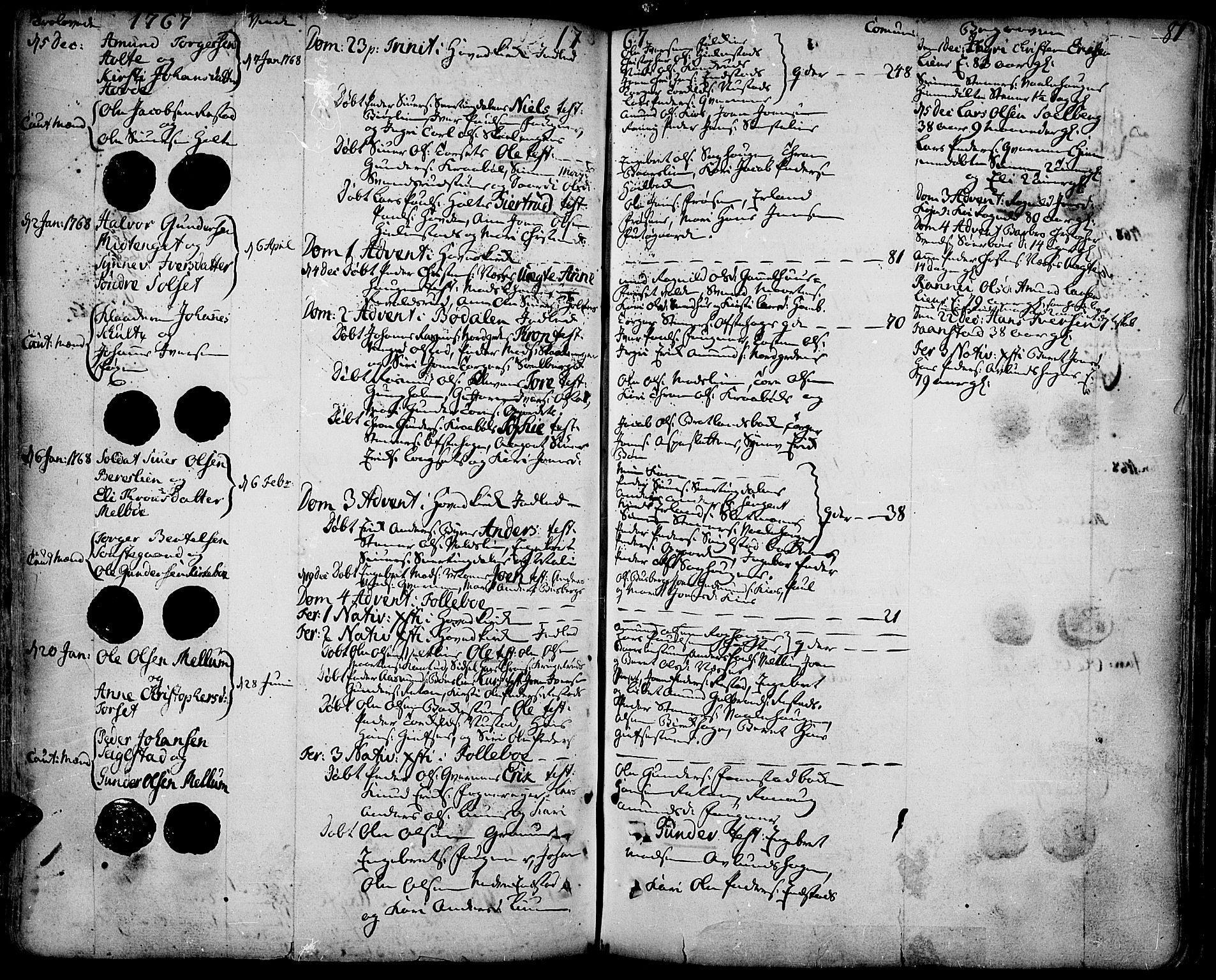 Gausdal prestekontor, SAH/PREST-090/H/Ha/Haa/L0003: Parish register (official) no. 3, 1758-1809, p. 81