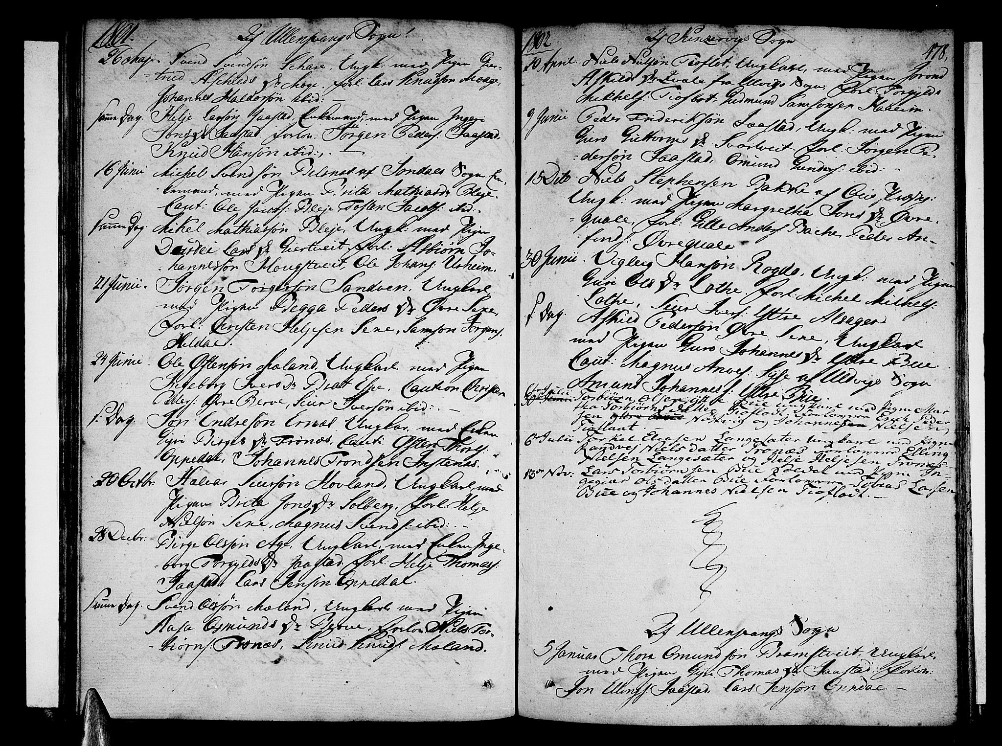 Ullensvang sokneprestembete, SAB/A-78701/H/Haa: Parish register (official) no. A 7 /1, 1788-1804, p. 477-478