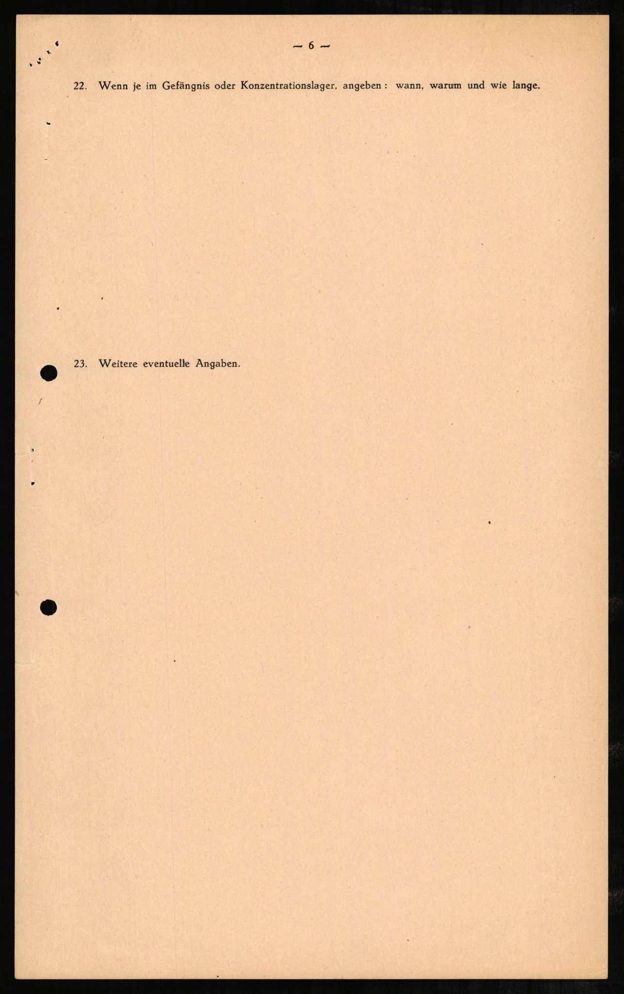 Forsvaret, Forsvarets overkommando II, AV/RA-RAFA-3915/D/Db/L0002: CI Questionaires. Tyske okkupasjonsstyrker i Norge. Tyskere., 1945-1946, p. 29