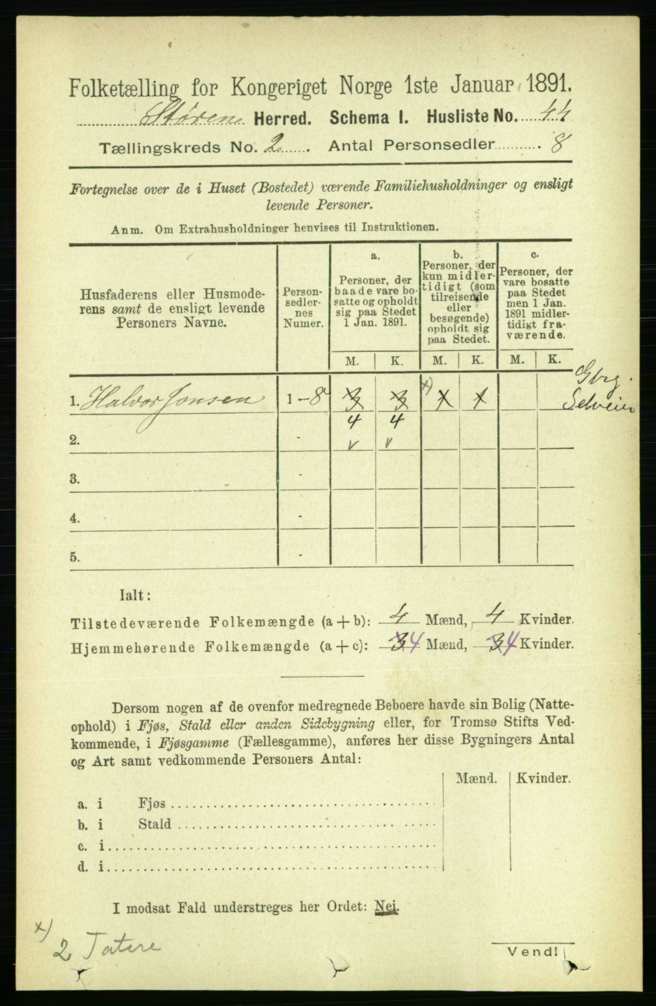 RA, 1891 census for 1648 Støren, 1891, p. 407