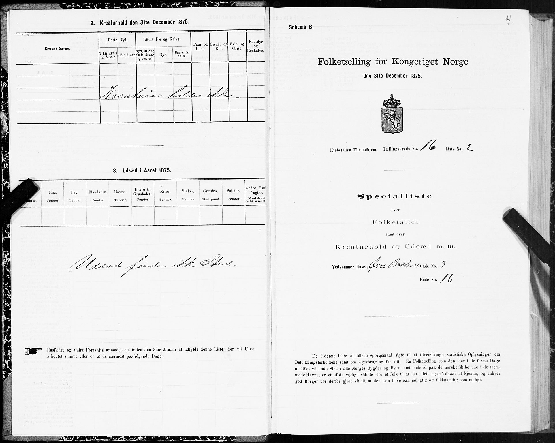 SAT, 1875 census for 1601 Trondheim, 1875, p. 9004