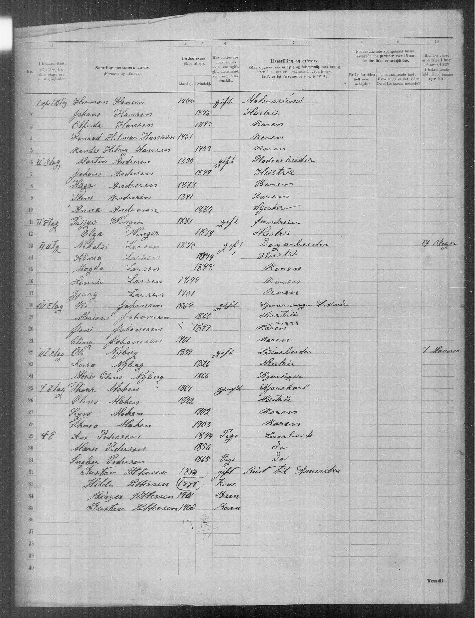 OBA, Municipal Census 1903 for Kristiania, 1903, p. 12792