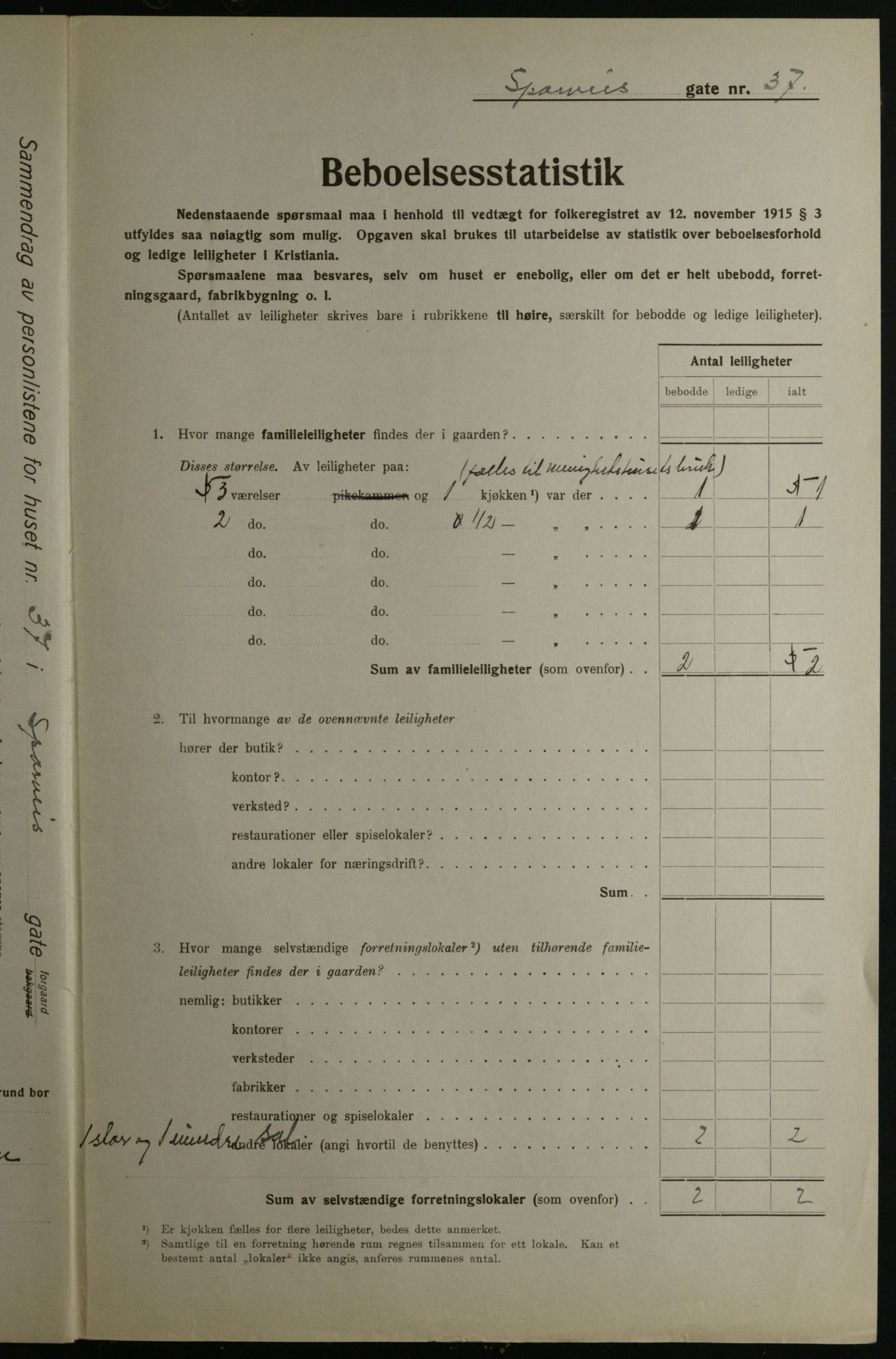 OBA, Municipal Census 1923 for Kristiania, 1923, p. 111139