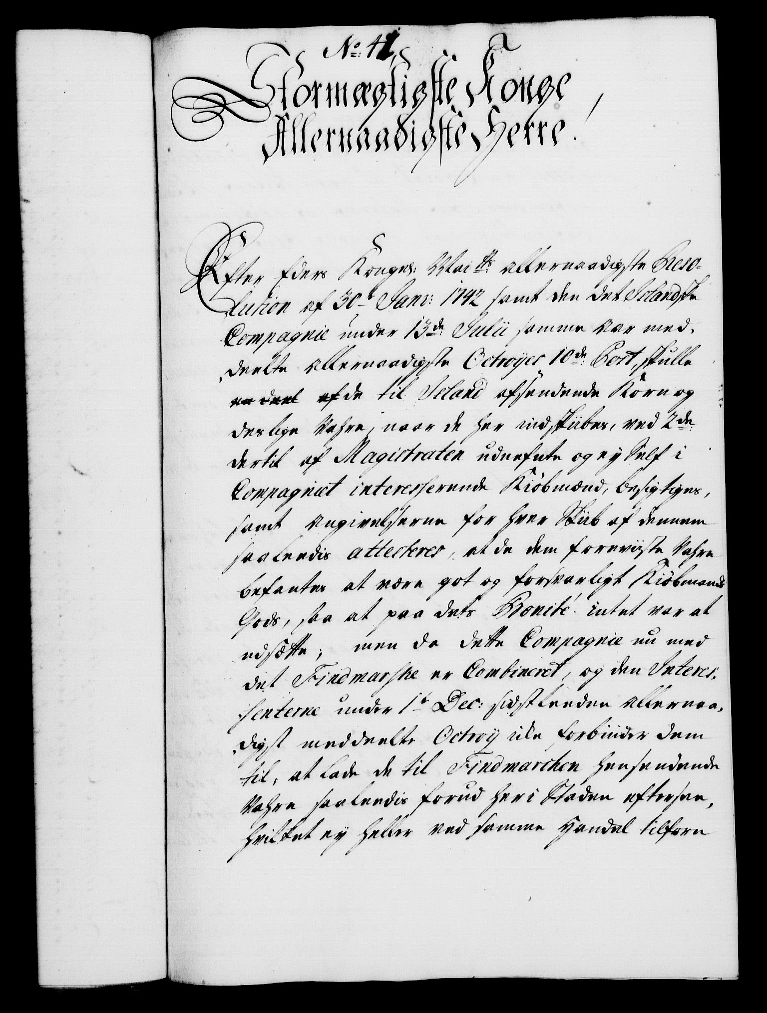 Rentekammeret, Kammerkanselliet, RA/EA-3111/G/Gf/Gfa/L0028: Norsk relasjons- og resolusjonsprotokoll (merket RK 52.28), 1745-1746, p. 785