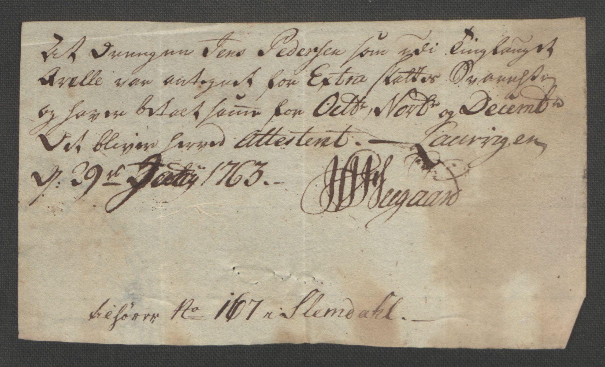 Rentekammeret inntil 1814, Reviderte regnskaper, Fogderegnskap, AV/RA-EA-4092/R37/L2239: Ekstraskatten Nedre Telemark og Bamble, 1762-1763, p. 349