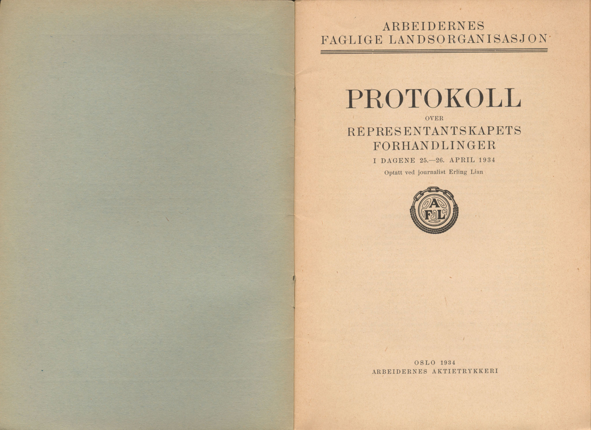 Landsorganisasjonen i Norge, AAB/ARK-1579, 1911-1953, p. 127