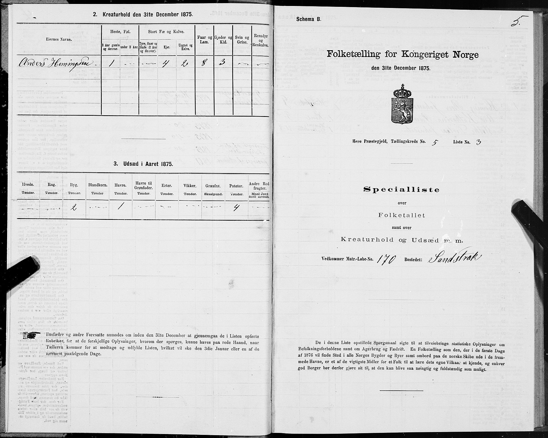 SAT, 1875 census for 1818P Herøy, 1875, p. 4005