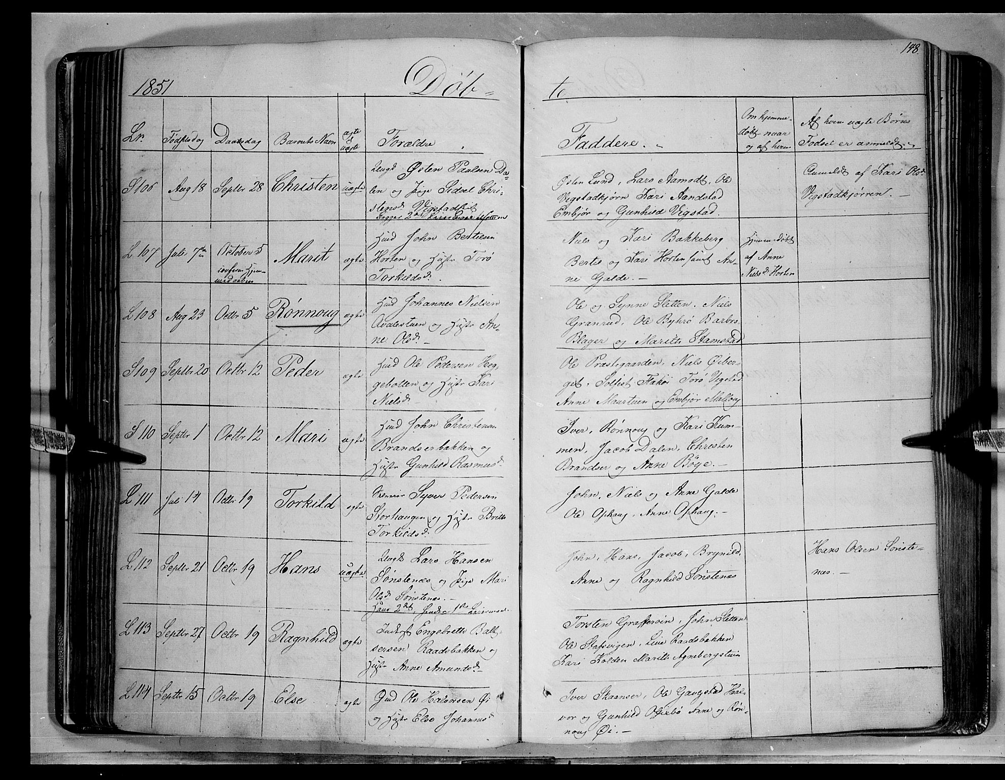 Lom prestekontor, AV/SAH-PREST-070/K/L0006: Parish register (official) no. 6A, 1837-1863, p. 148