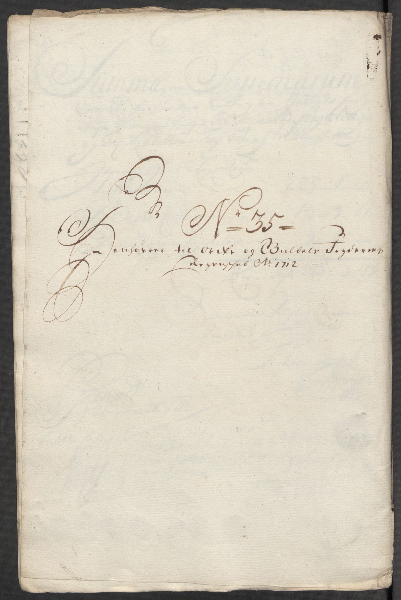 Rentekammeret inntil 1814, Reviderte regnskaper, Fogderegnskap, AV/RA-EA-4092/R60/L3963: Fogderegnskap Orkdal og Gauldal, 1712, p. 348