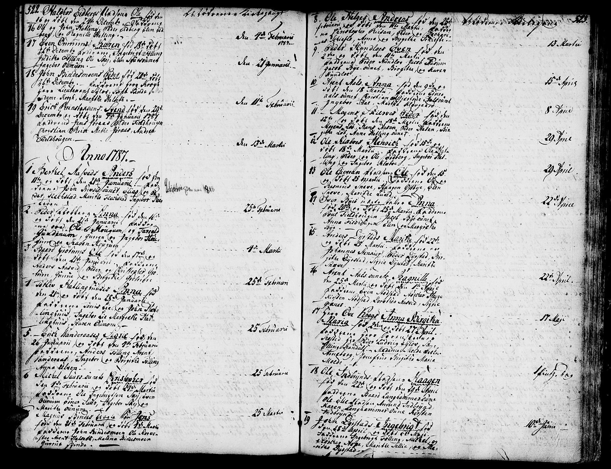 Ministerialprotokoller, klokkerbøker og fødselsregistre - Nord-Trøndelag, SAT/A-1458/746/L0440: Parish register (official) no. 746A02, 1760-1815, p. 522-523