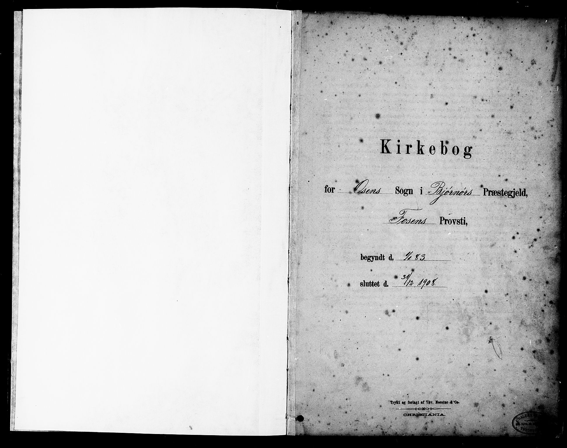 Ministerialprotokoller, klokkerbøker og fødselsregistre - Sør-Trøndelag, SAT/A-1456/658/L0726: Parish register (copy) no. 658C02, 1883-1908