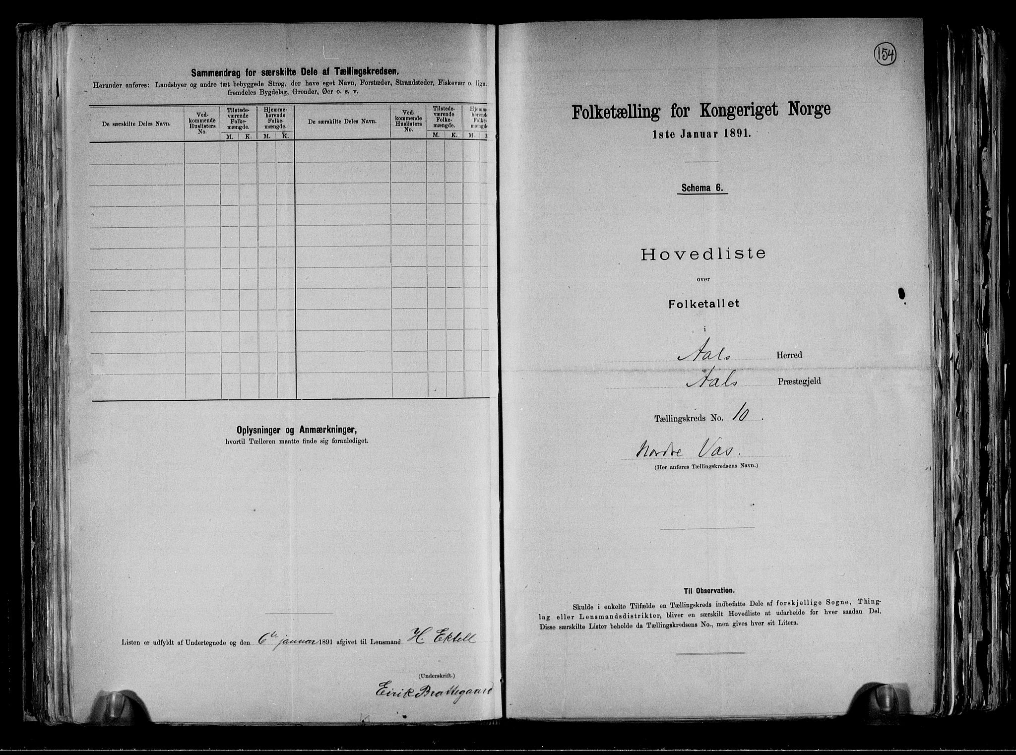 RA, 1891 census for 0619 Ål, 1891, p. 24