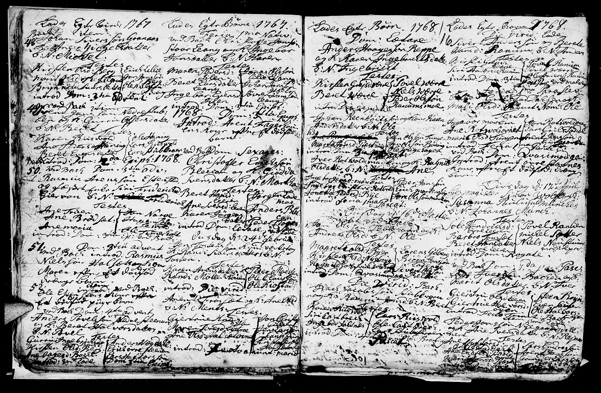 Ministerialprotokoller, klokkerbøker og fødselsregistre - Sør-Trøndelag, SAT/A-1456/606/L0305: Parish register (copy) no. 606C01, 1757-1819, p. 16