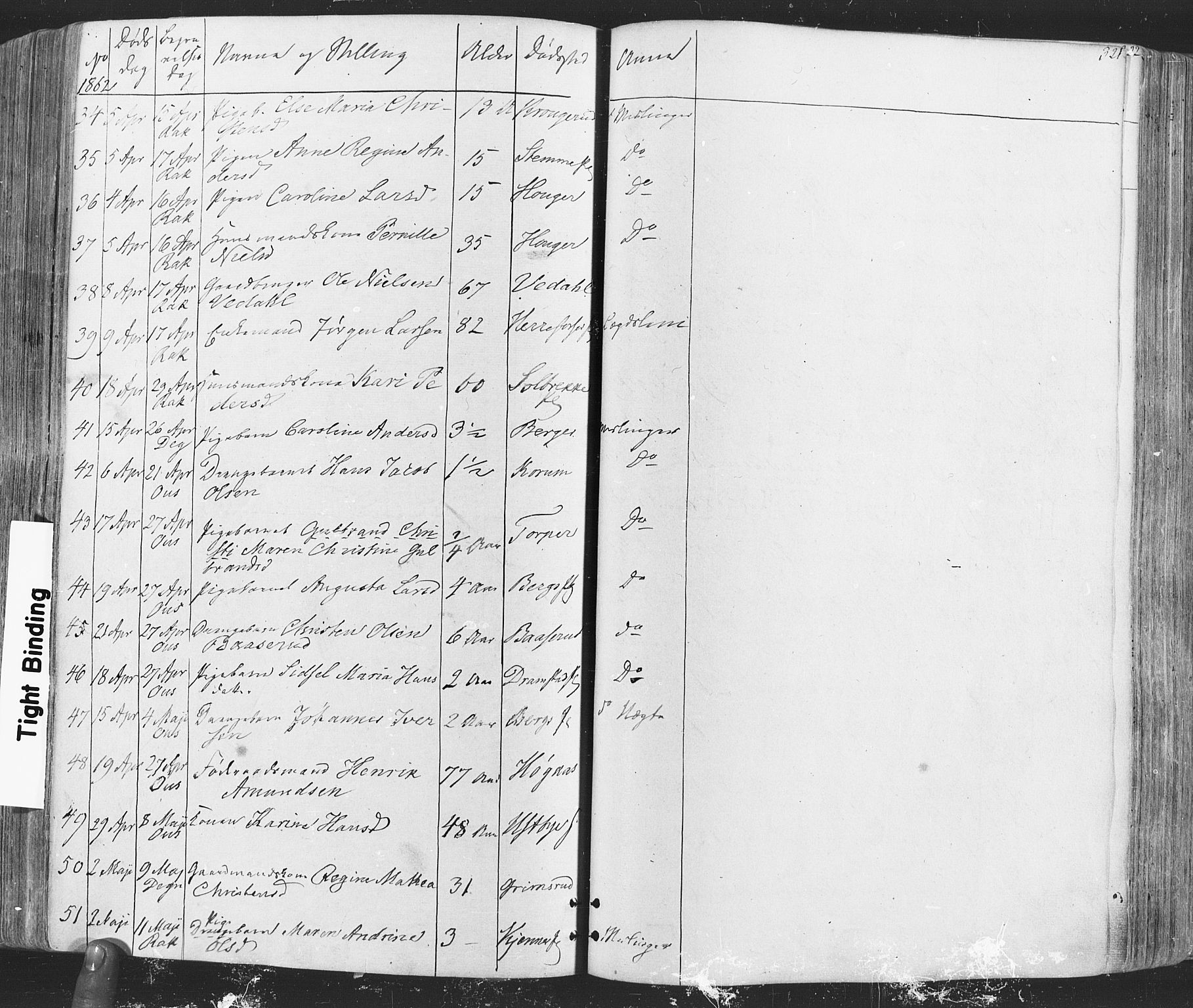 Rakkestad prestekontor Kirkebøker, AV/SAO-A-2008/F/Fa/L0011: Parish register (official) no. I 11, 1862-1877, p. 321