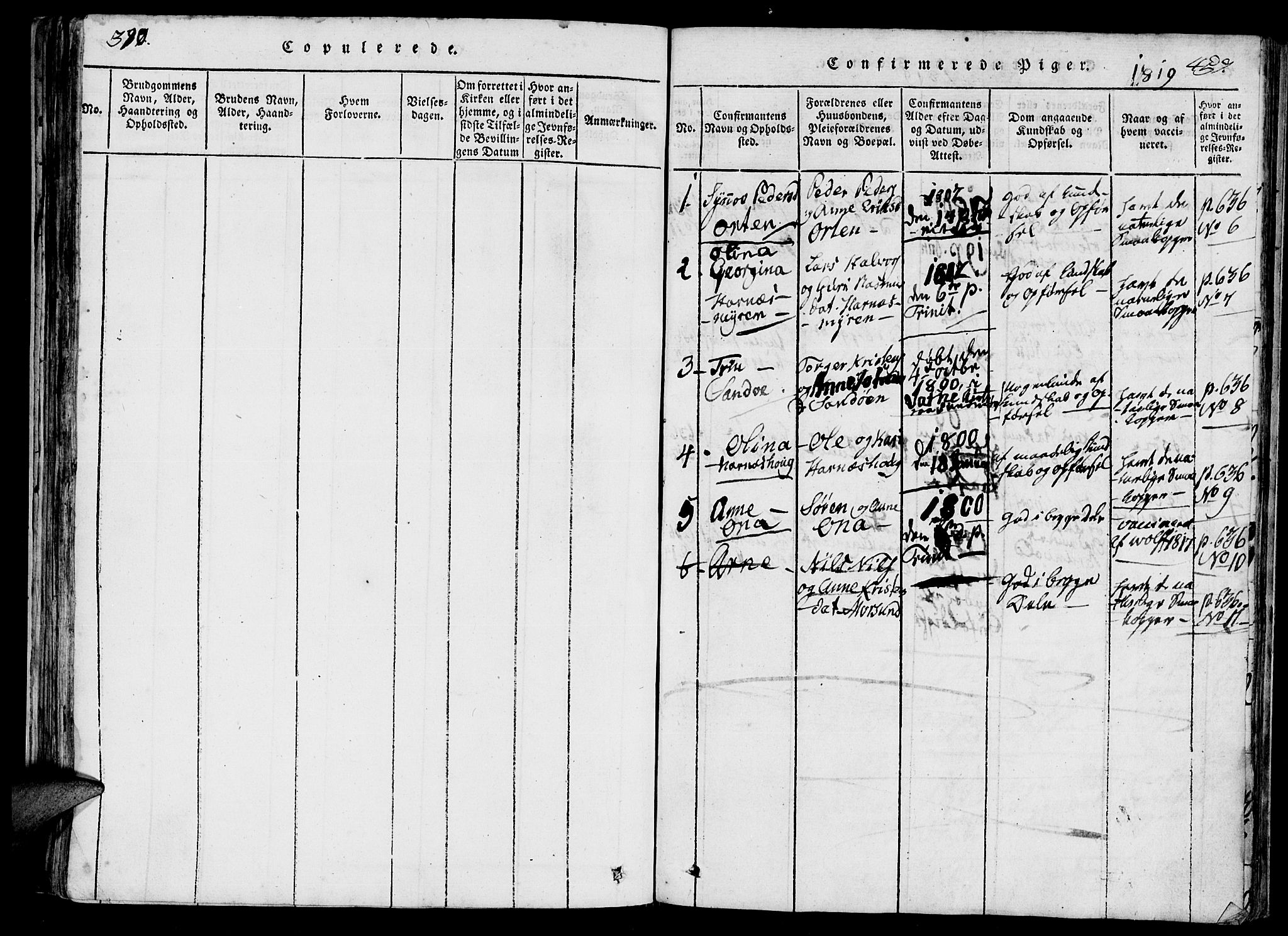 Ministerialprotokoller, klokkerbøker og fødselsregistre - Møre og Romsdal, SAT/A-1454/561/L0727: Parish register (official) no. 561A01, 1817-1858, p. 458-459