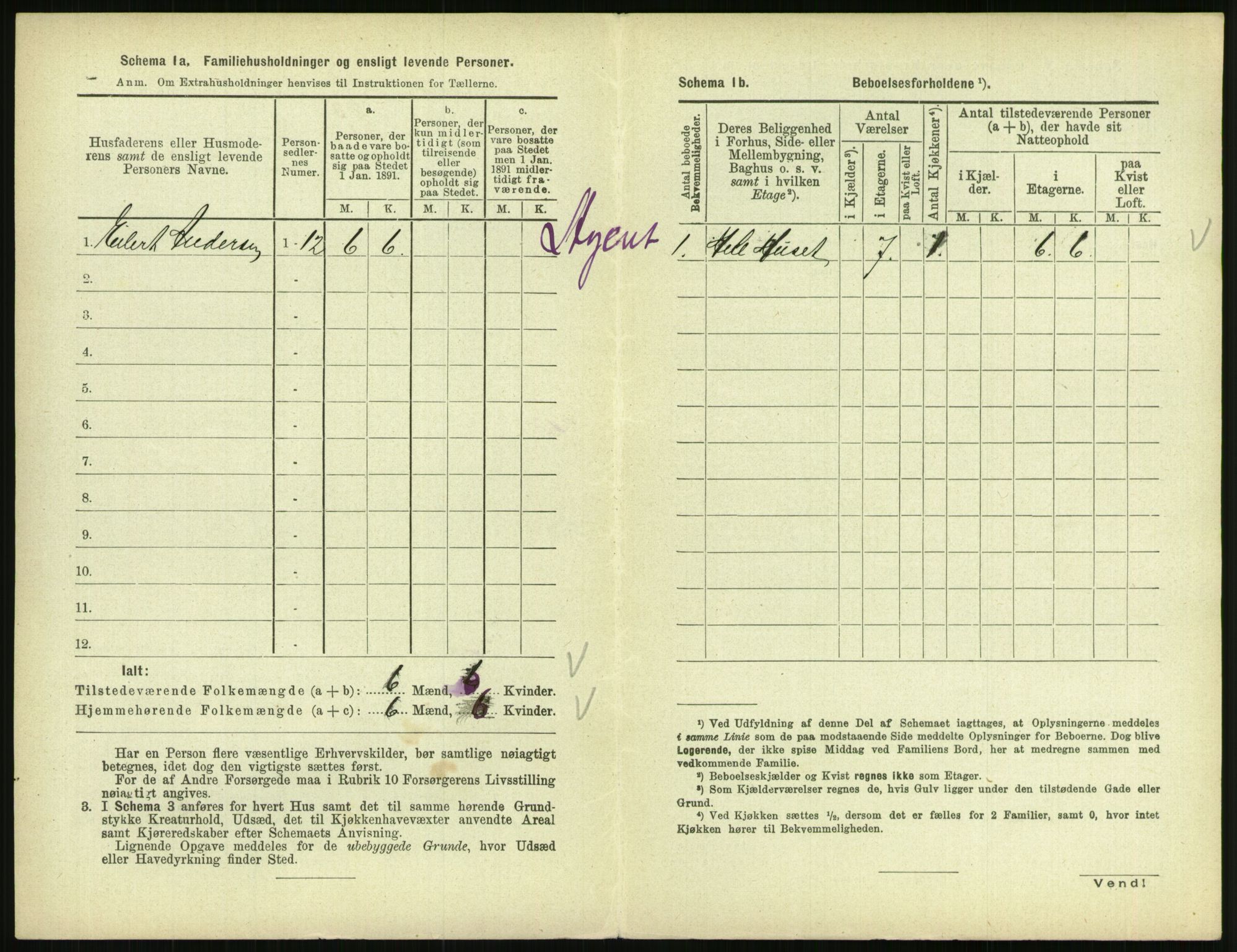RA, 1891 census for 0801 Kragerø, 1891, p. 887