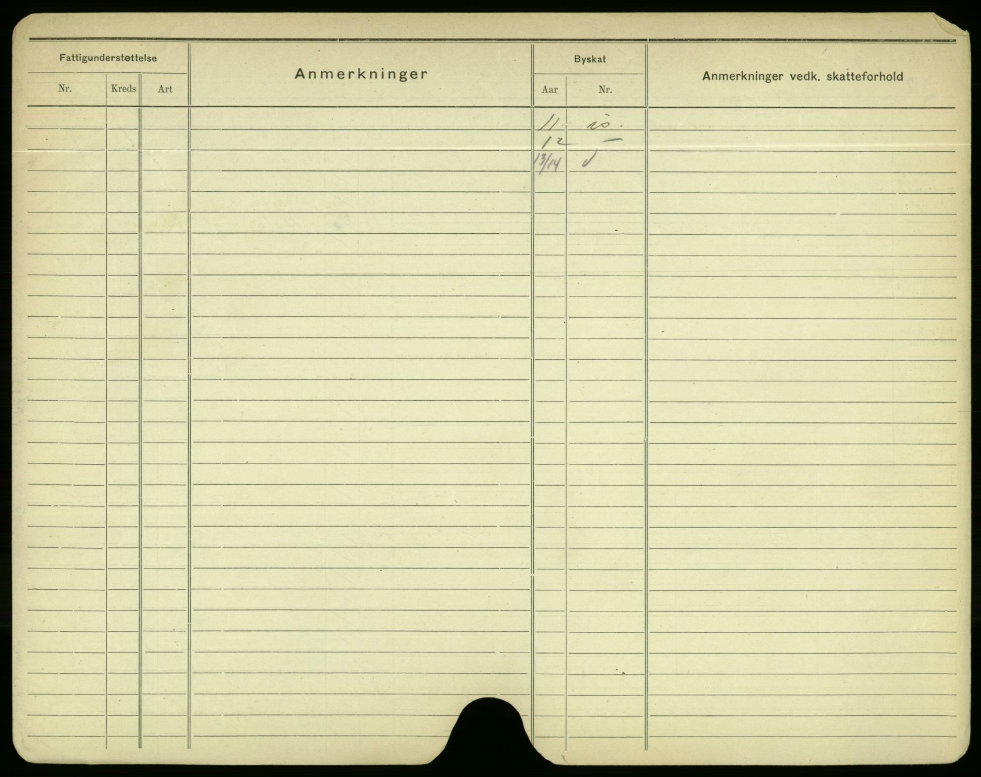 Oslo folkeregister, Registerkort, AV/SAO-A-11715/F/Fa/Fac/L0003: Menn, 1906-1914, p. 819b