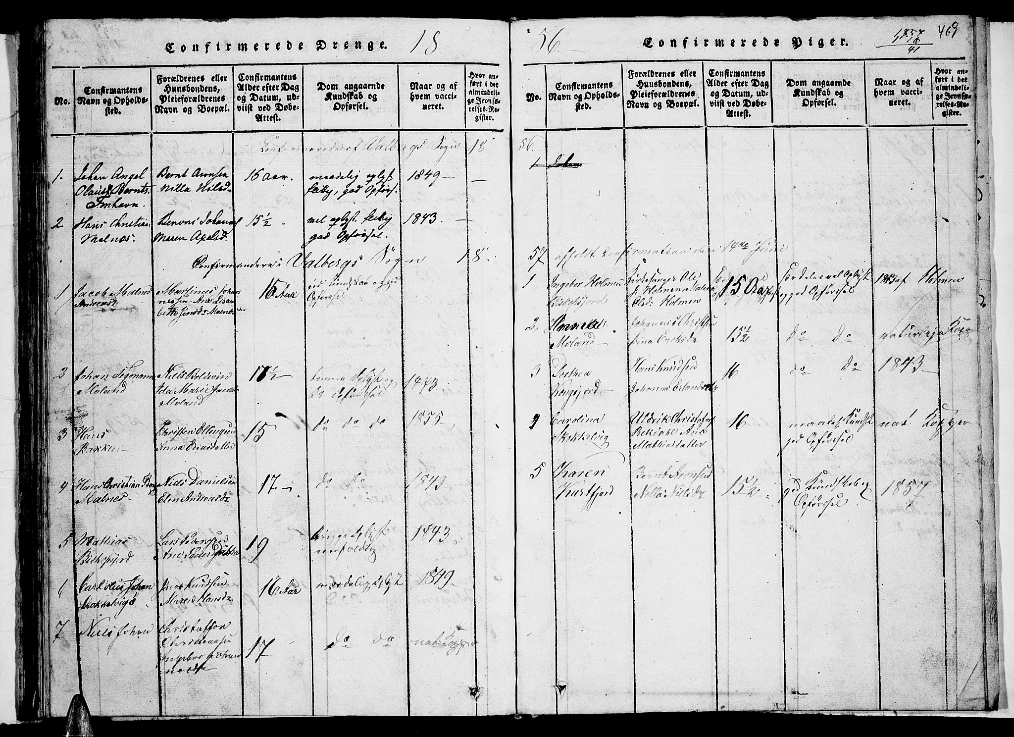 Ministerialprotokoller, klokkerbøker og fødselsregistre - Nordland, SAT/A-1459/884/L1195: Parish register (copy) no. 884C01, 1837-1867, p. 468-469