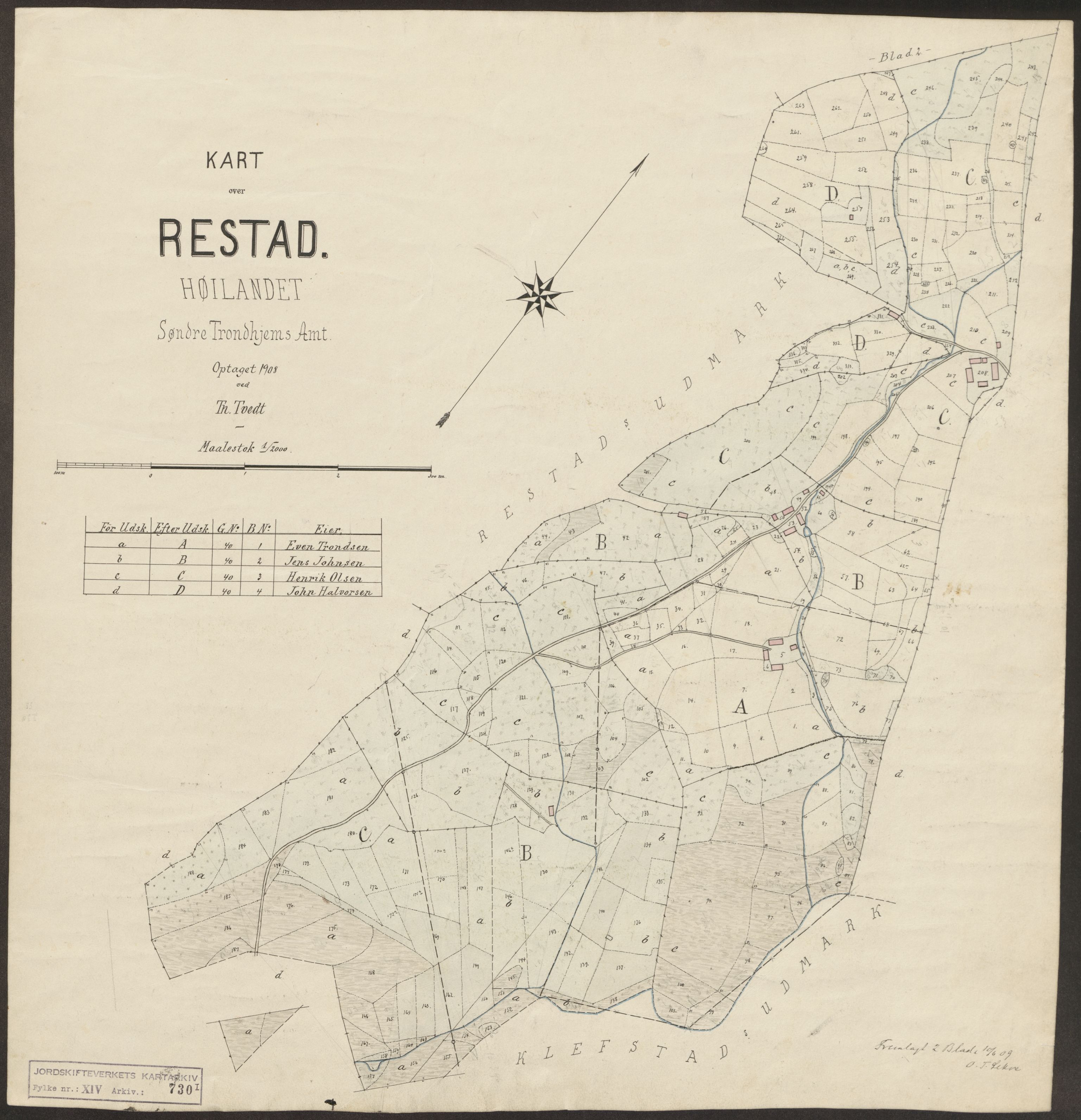 Jordskifteverkets kartarkiv, AV/RA-S-3929/T, 1859-1988, p. 1079