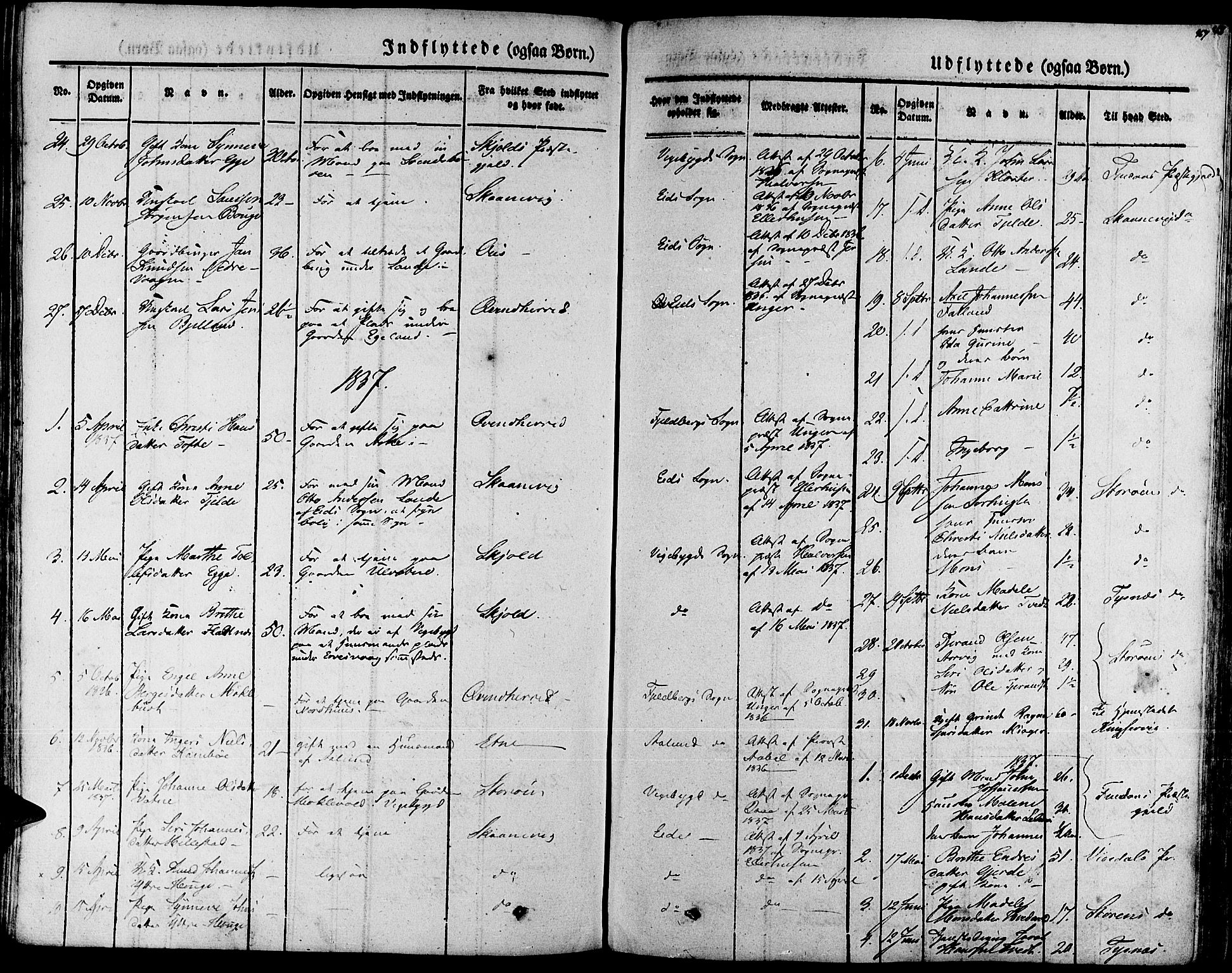 Fjelberg sokneprestembete, AV/SAB-A-75201/H/Haa: Parish register (official) no. A 6, 1835-1851, p. 367