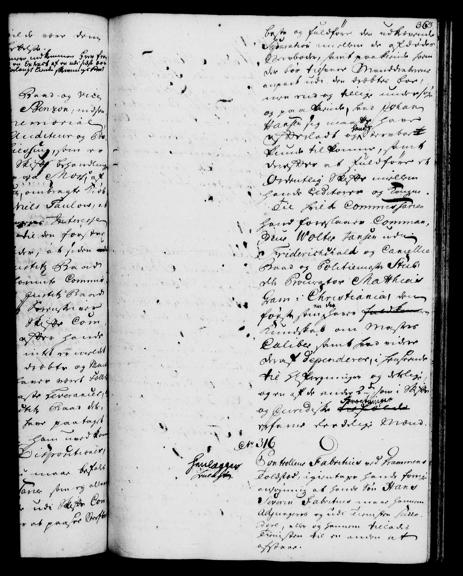 Rentekammeret, Kammerkanselliet, AV/RA-EA-3111/G/Gh/Gha/L0032: Norsk ekstraktmemorialprotokoll (merket RK 53.77), 1753-1755, p. 363