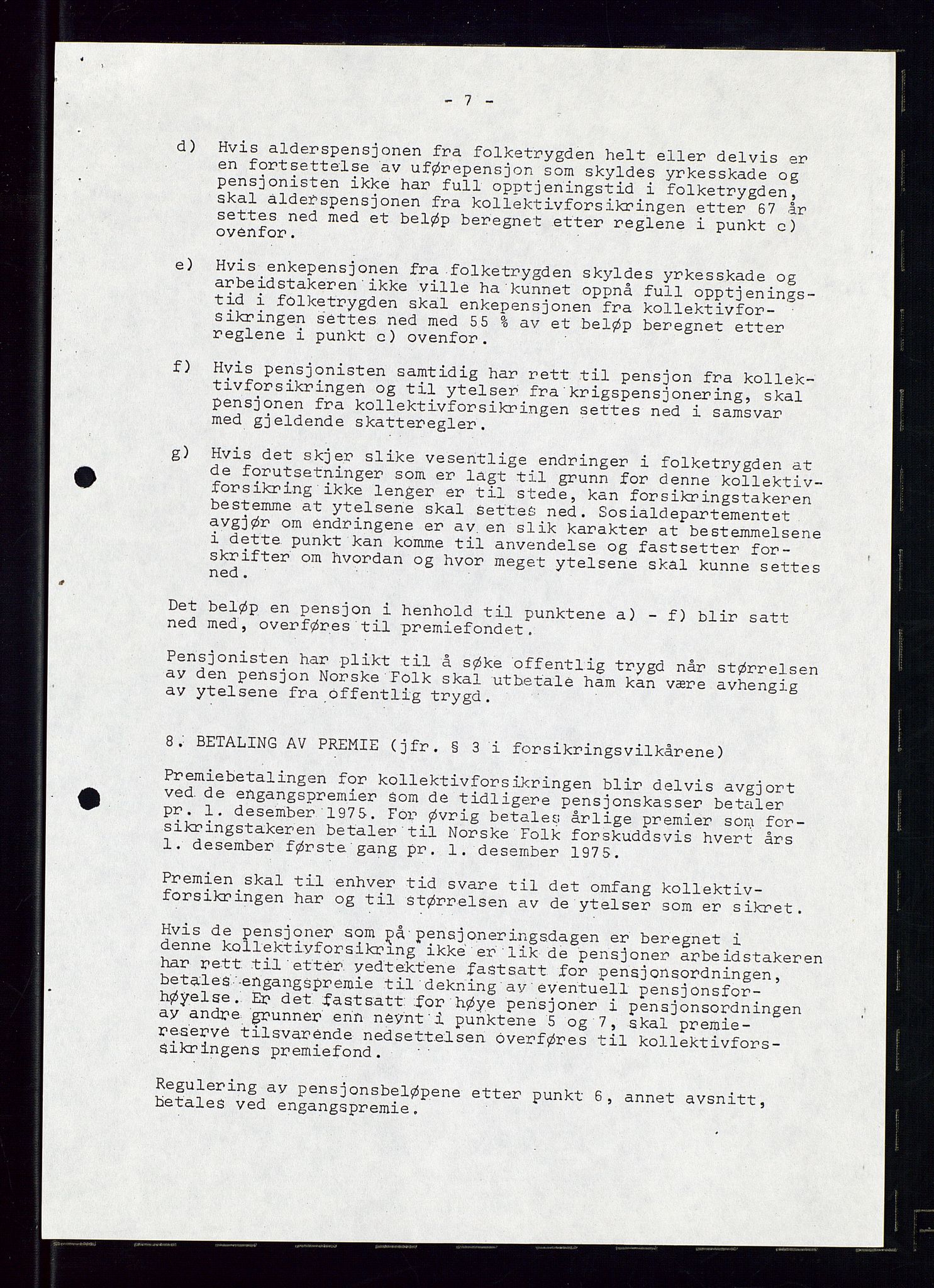 PA 1544 - Norsk Brændselolje A/S, AV/SAST-A-101965/1/A/Ab/L0008/0001: Styret, styremøter, bedriftsforsamling, generalforsamling  / Styret, 1975, p. 41