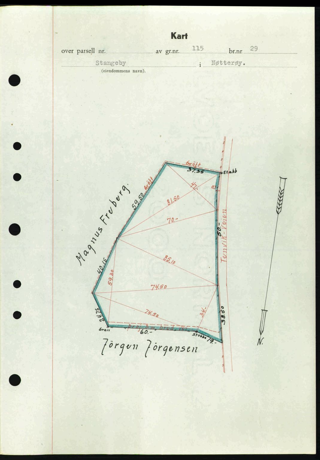 Tønsberg sorenskriveri, AV/SAKO-A-130/G/Ga/Gaa/L0014: Mortgage book no. A14, 1943-1944, Diary no: : 2423/1943