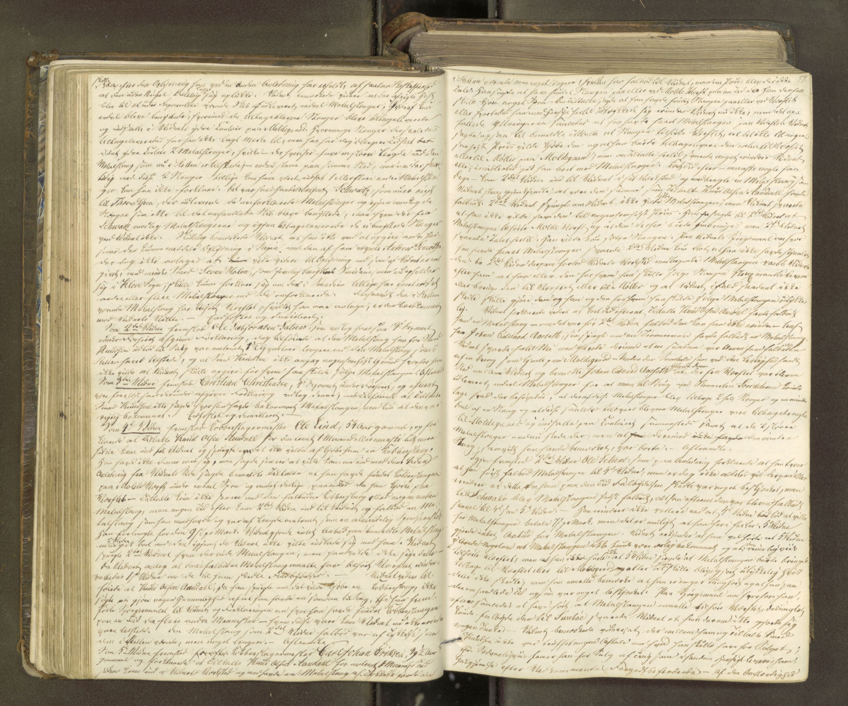 Molde byfogd, AV/SAT-A-0025/1/1A/L0009: Justisprotokoll, 1858-1863, p. 56b-57a