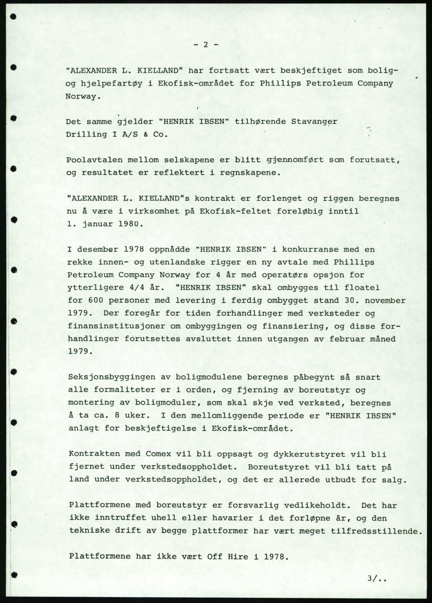 Pa 1503 - Stavanger Drilling AS, SAST/A-101906/D/L0002: Korrespondanse og saksdokumenter, 1974-1980, p. 676