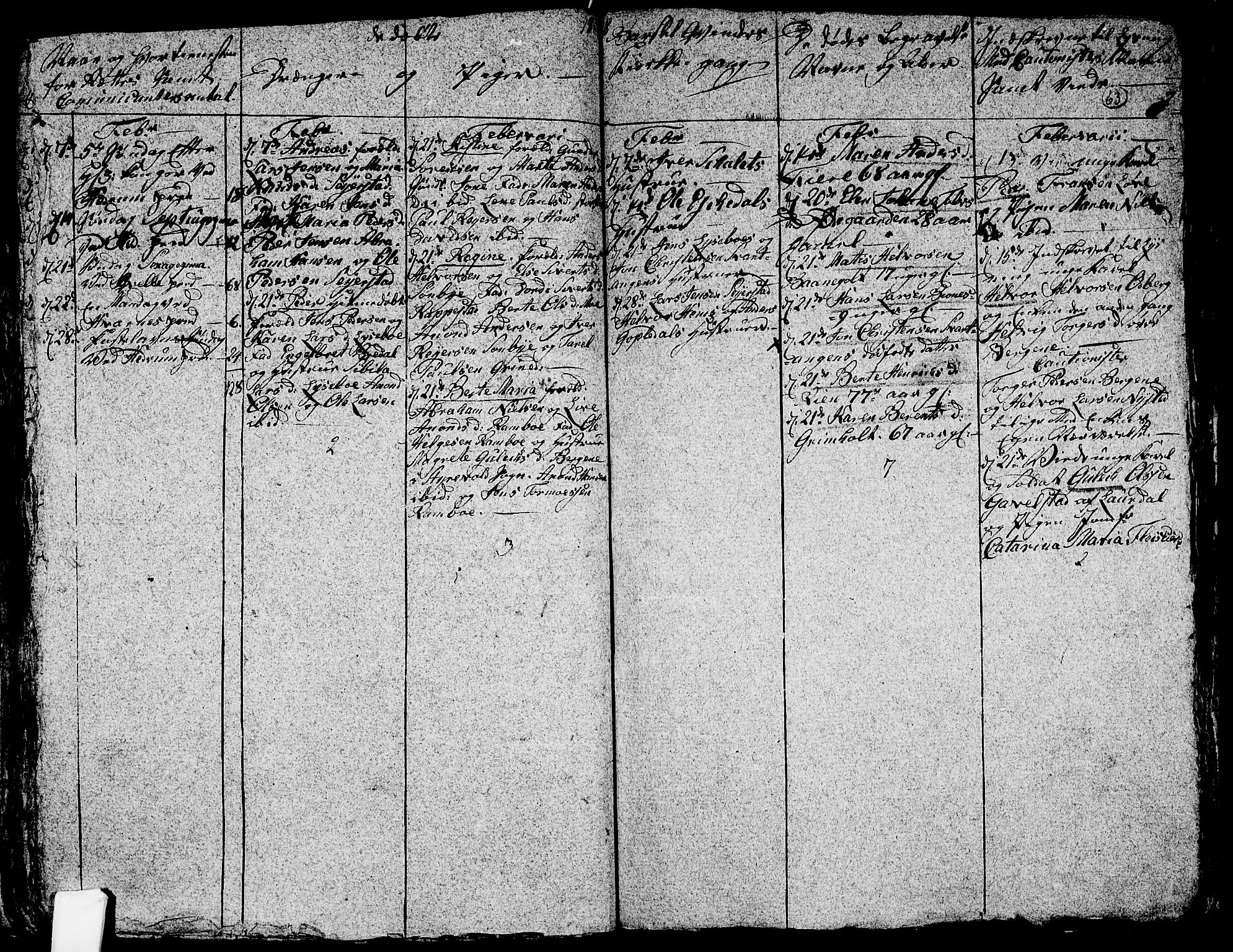 Hedrum kirkebøker, AV/SAKO-A-344/G/Ga/L0002: Parish register (copy) no. I 2, 1803-1817, p. 63