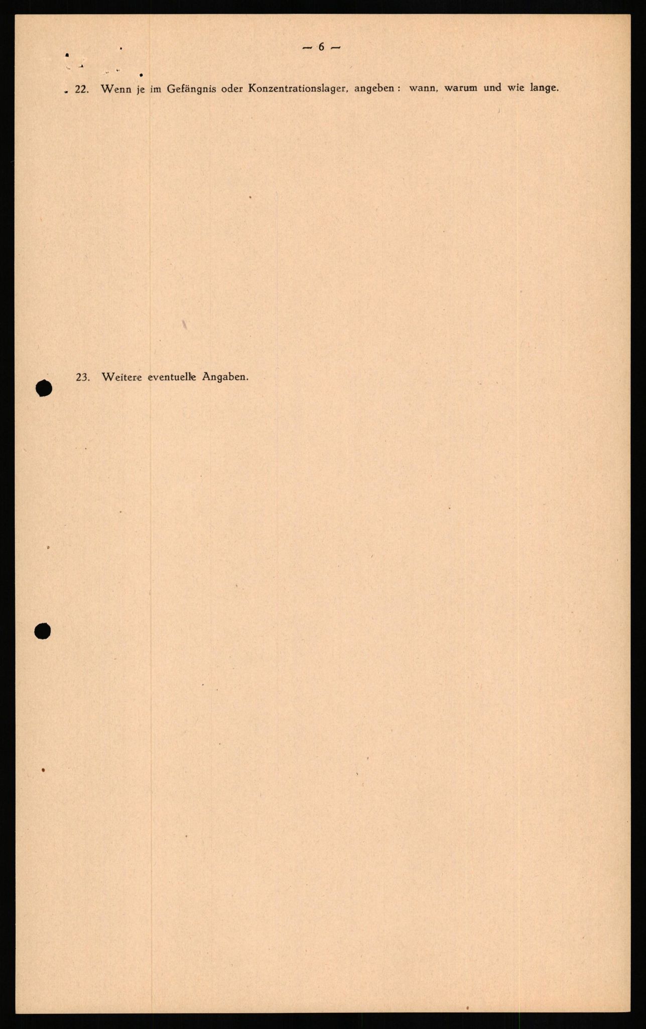 Forsvaret, Forsvarets overkommando II, AV/RA-RAFA-3915/D/Db/L0020: CI Questionaires. Tyske okkupasjonsstyrker i Norge. Tyskere., 1945-1946, p. 276