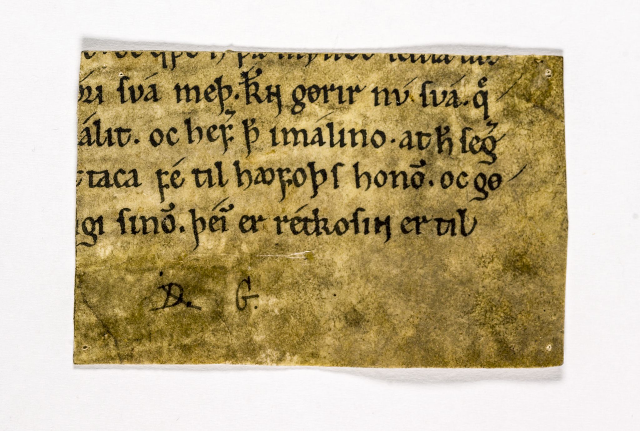 Riksarkivets diplomsamling, AV/RA-EA-5965/F26/L0005: Norrøne membranfragmenter bestand 51-66, 1100-1536, p. 39