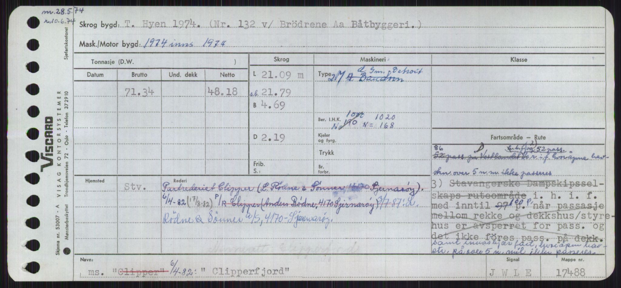 Sjøfartsdirektoratet med forløpere, Skipsmålingen, AV/RA-S-1627/H/Ha/L0001/0002: Fartøy, A-Eig / Fartøy Bjør-Eig, p. 673