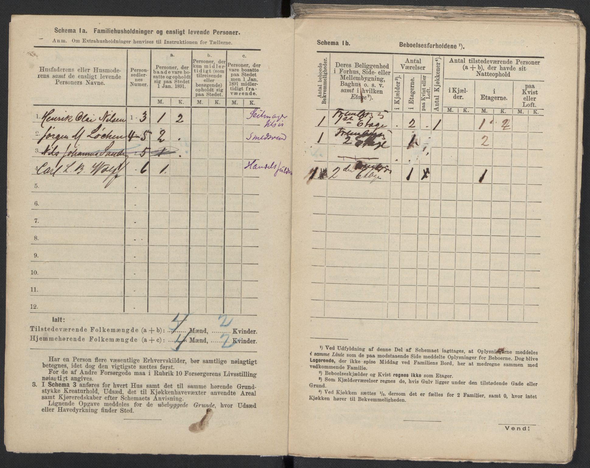 RA, 1891 Census for 1301 Bergen, 1891, p. 4021