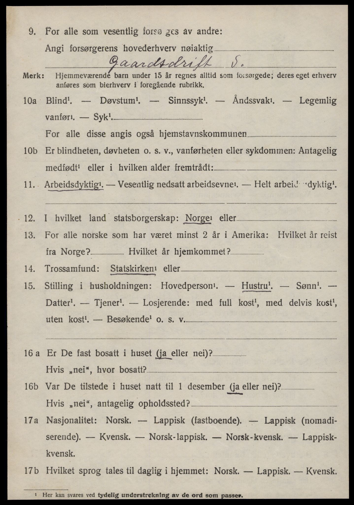 SAT, 1920 census for Fillan, 1920, p. 1763