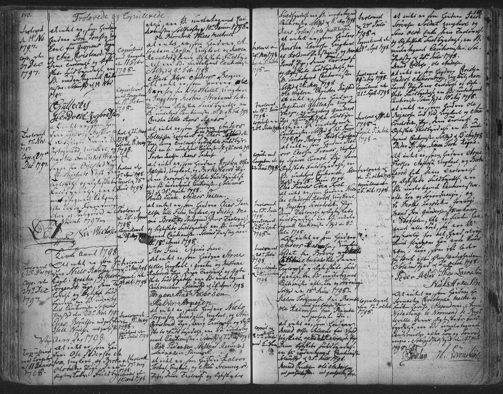 Solum kirkebøker, AV/SAKO-A-306/F/Fa/L0003: Parish register (official) no. I 3, 1761-1814, p. 180-181