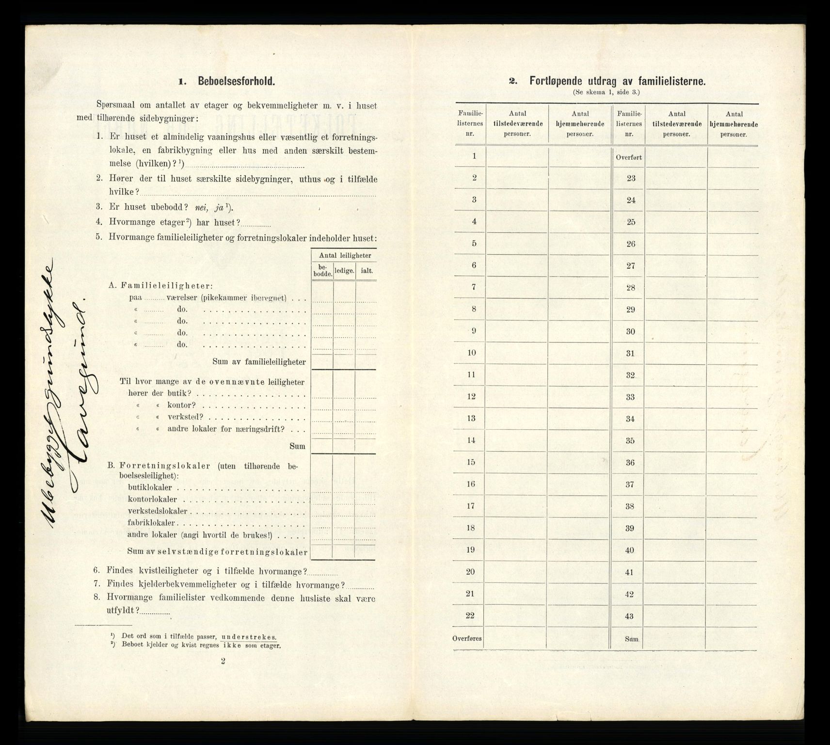 RA, 1910 census for Bergen, 1910, p. 30496