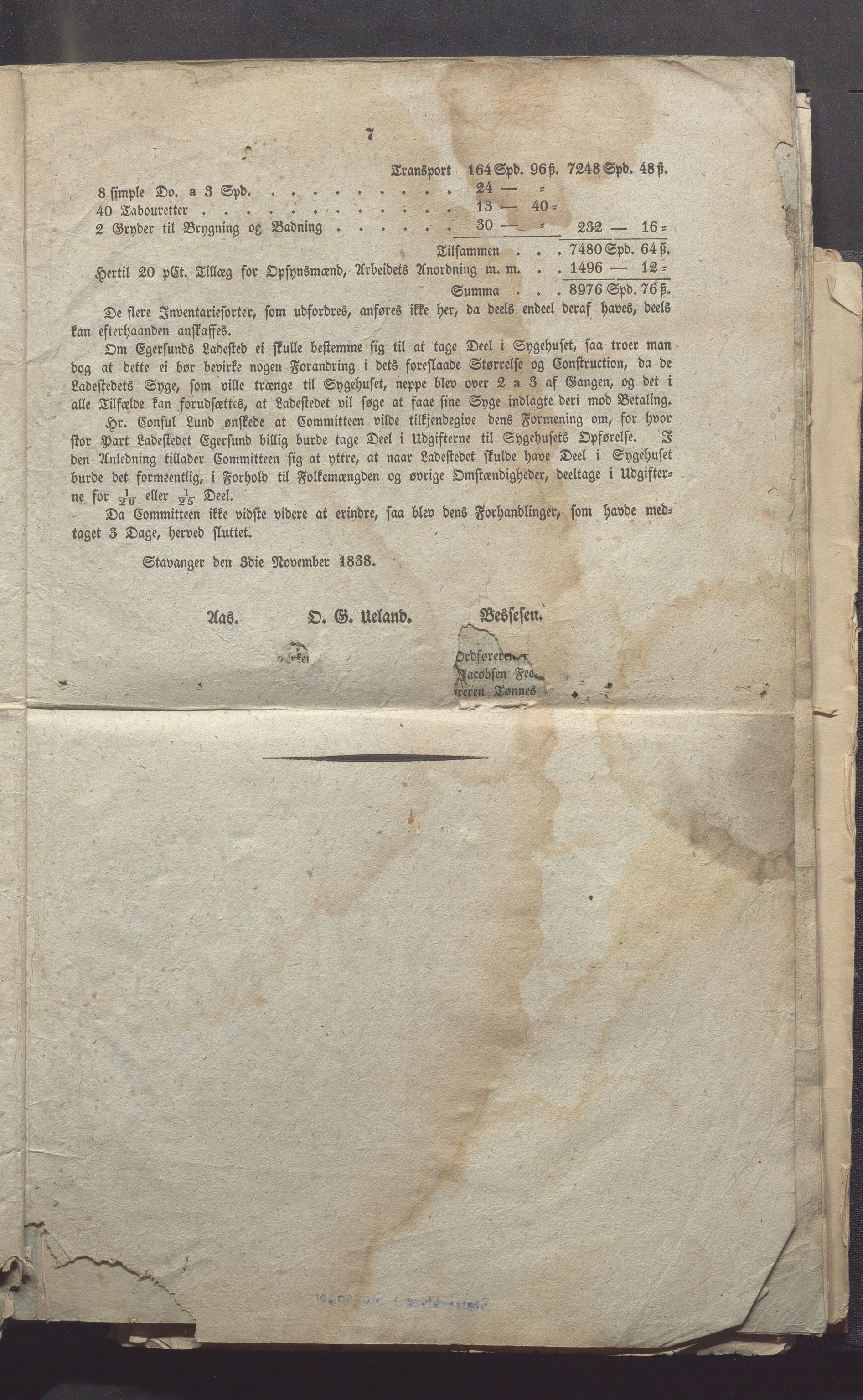 Rogaland fylkeskommune - Fylkesrådmannen , IKAR/A-900/A, 1838-1848, p. 29