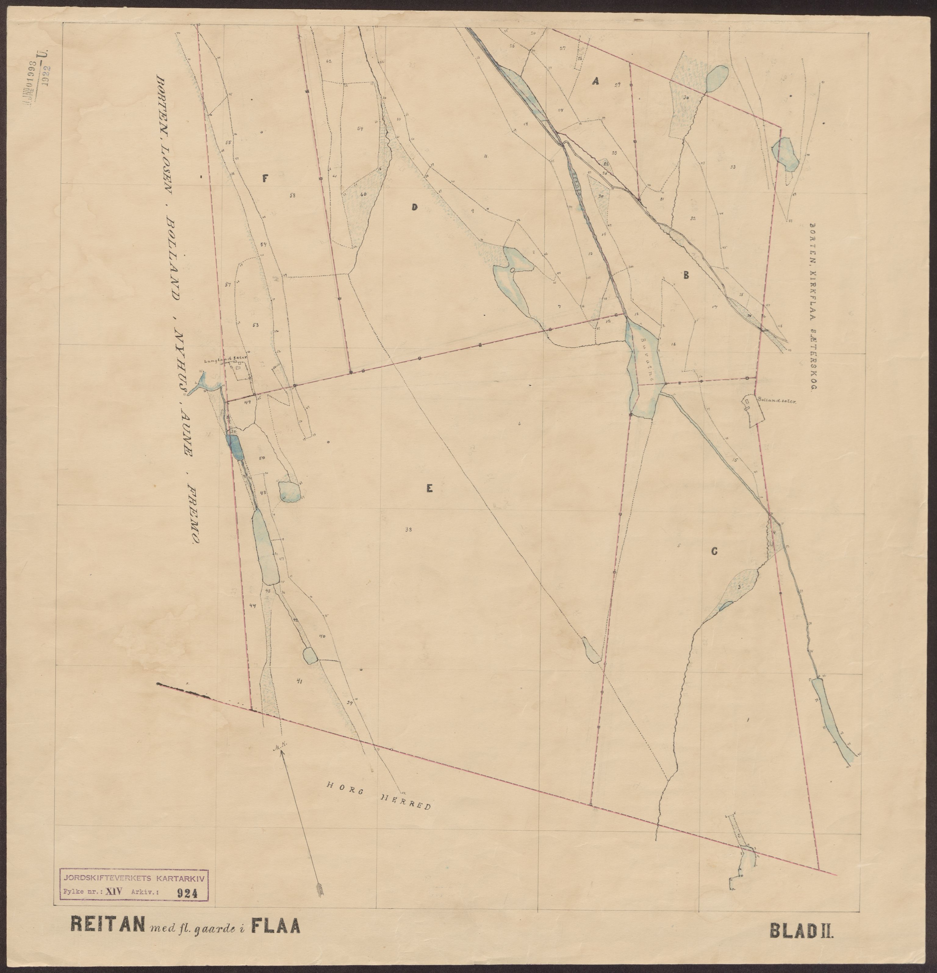 Jordskifteverkets kartarkiv, RA/S-3929/T, 1859-1988, p. 1470