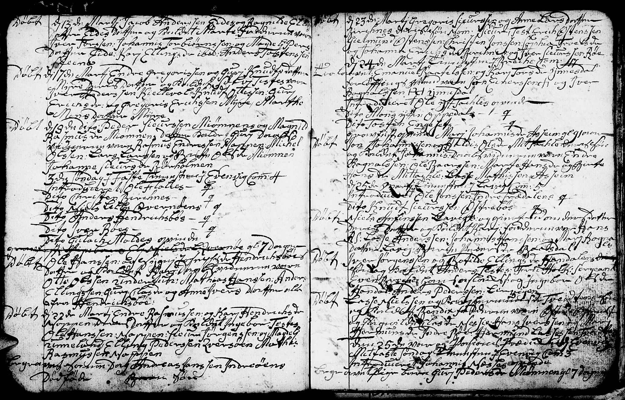 Gulen sokneprestembete, AV/SAB-A-80201/H/Hab: Parish register (copy) no. A 1, 1786-1791, p. 6