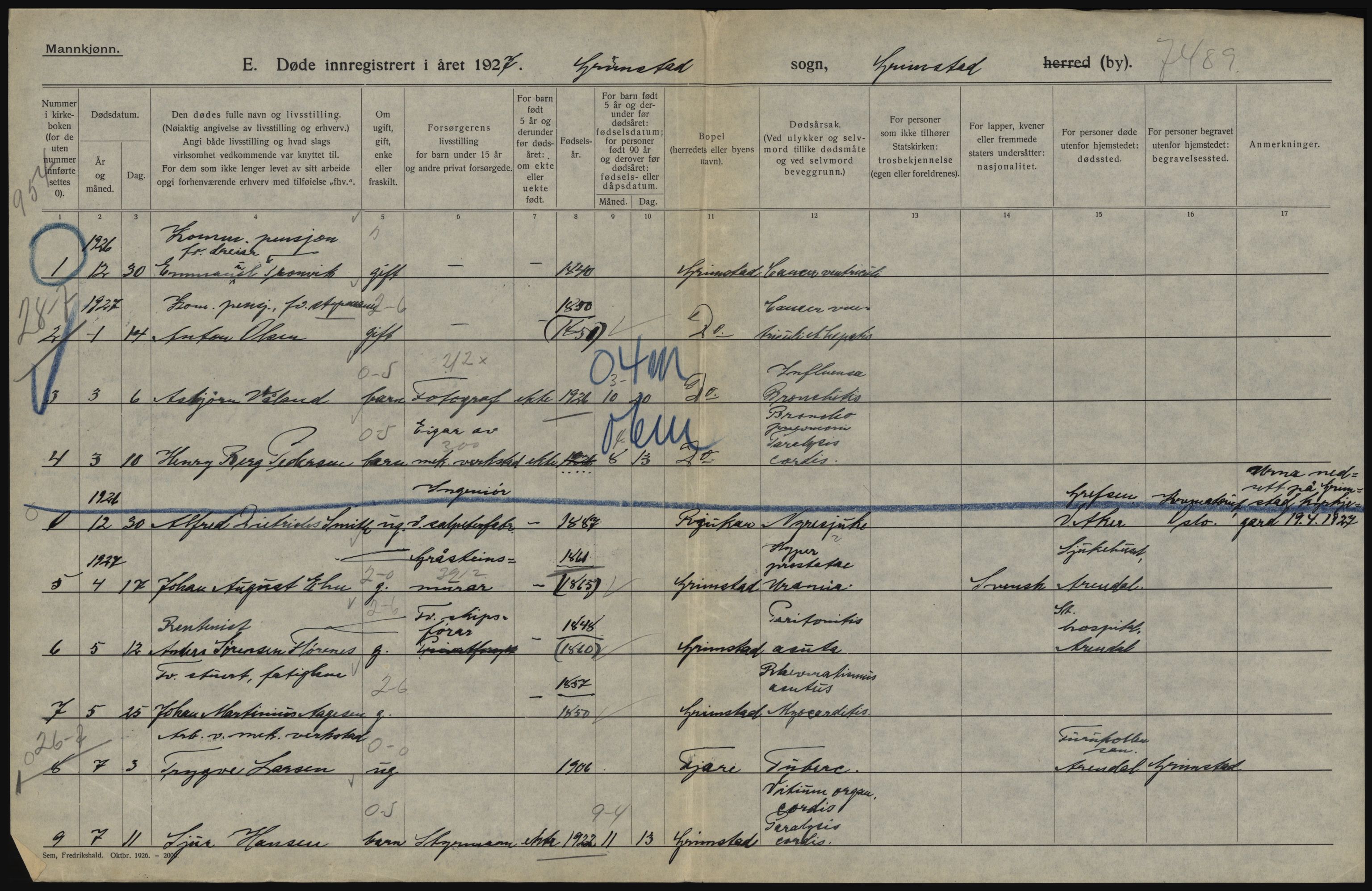 Statistisk sentralbyrå, Sosiodemografiske emner, Befolkning, AV/RA-S-2228/D/Df/Dfc/Dfcg/L0021: Aust-Agder fylke: Levendefødte menn og kvinner, gifte, døde, dødfødte. bygder og byer., 1927, p. 146