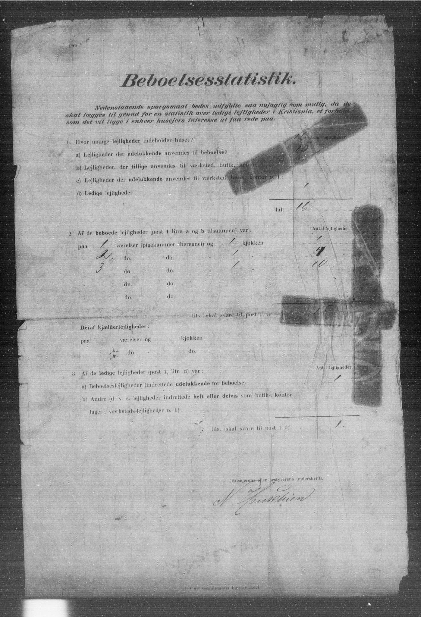 OBA, Municipal Census 1902 for Kristiania, 1902, p. 23854