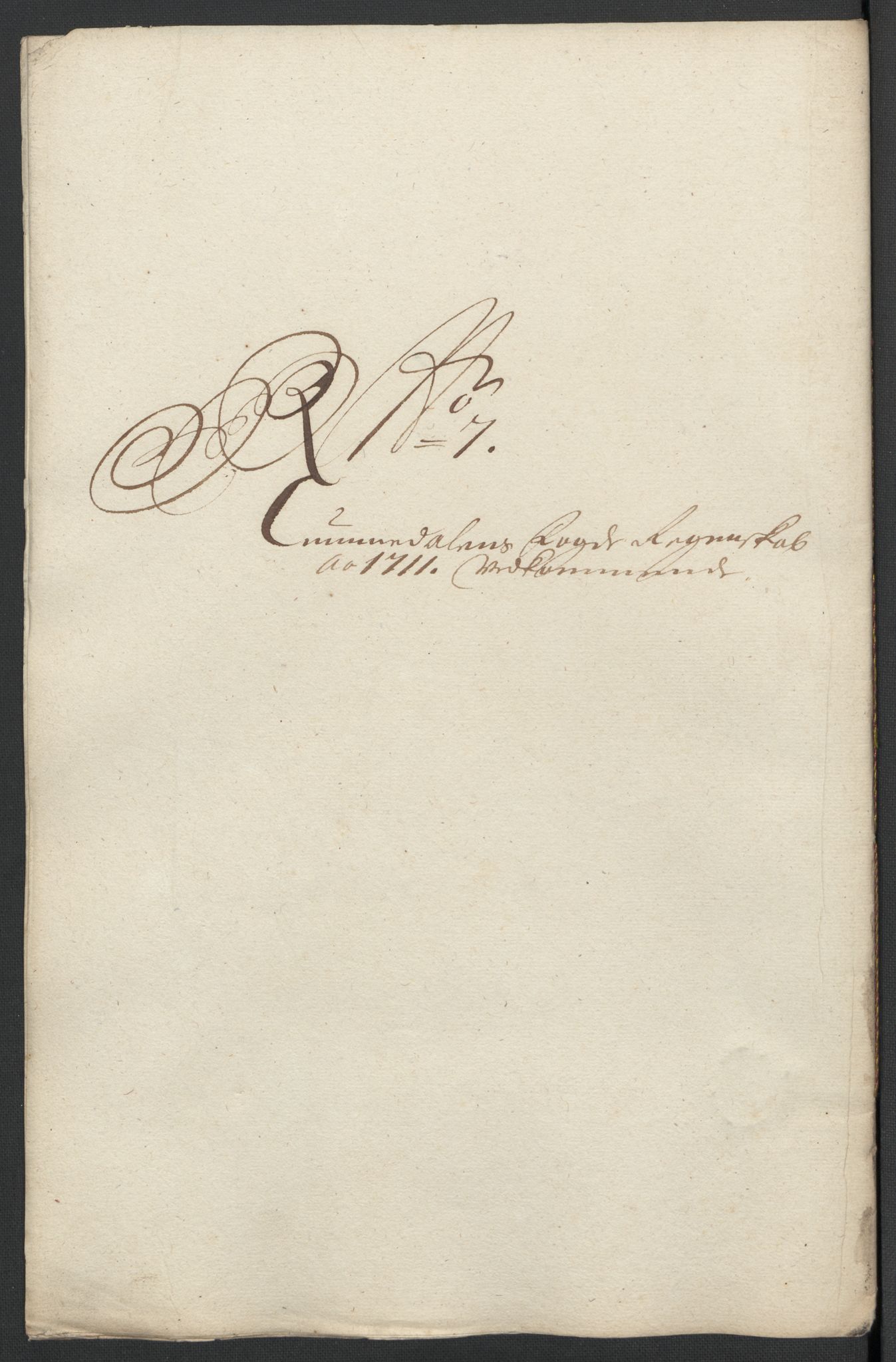 Rentekammeret inntil 1814, Reviderte regnskaper, Fogderegnskap, AV/RA-EA-4092/R64/L4432: Fogderegnskap Namdal, 1711, p. 124